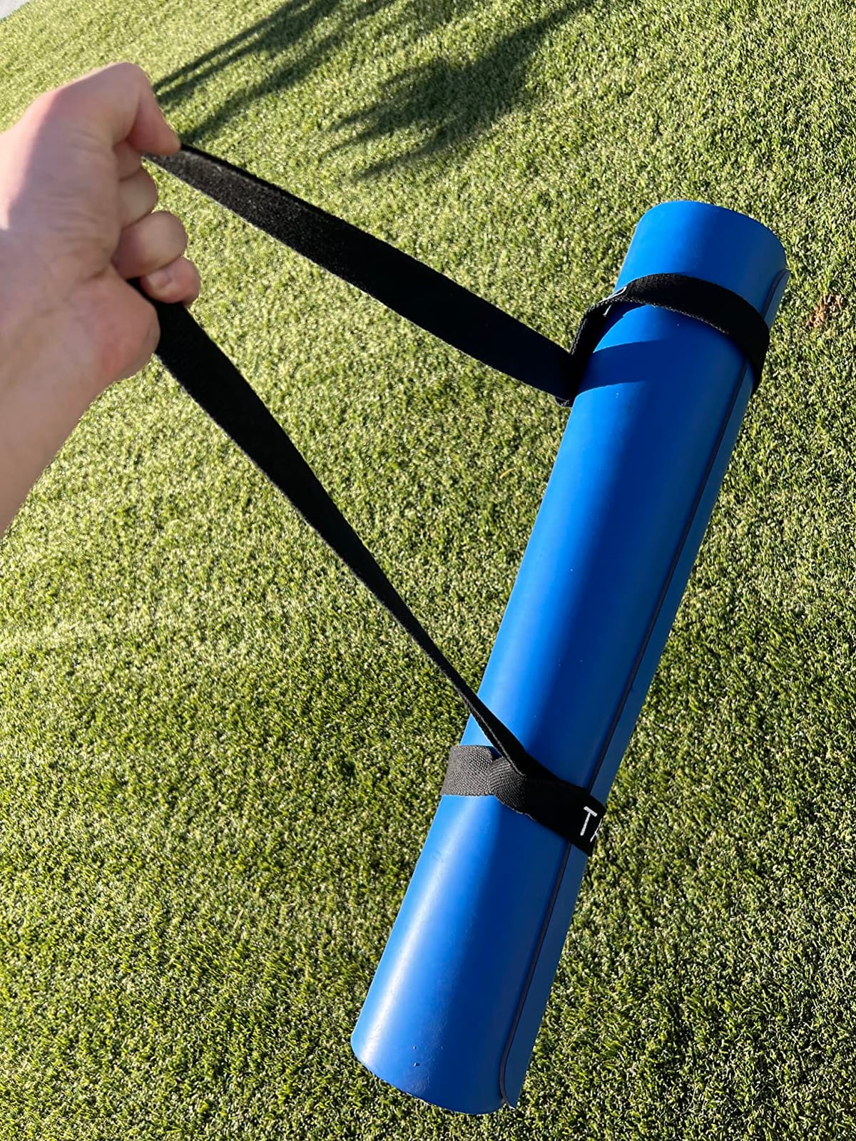 Tatago Hot Yoga Mat Non Slip-Professional Grade Natural Rubber Yoga Mat, Pliates Mat, Stretching Mat or exercise mats for home workout. Nonslip for Hot and Sweaty Classes. Includes Yoga Strap for Carrying and Stretching too. customer photo 2