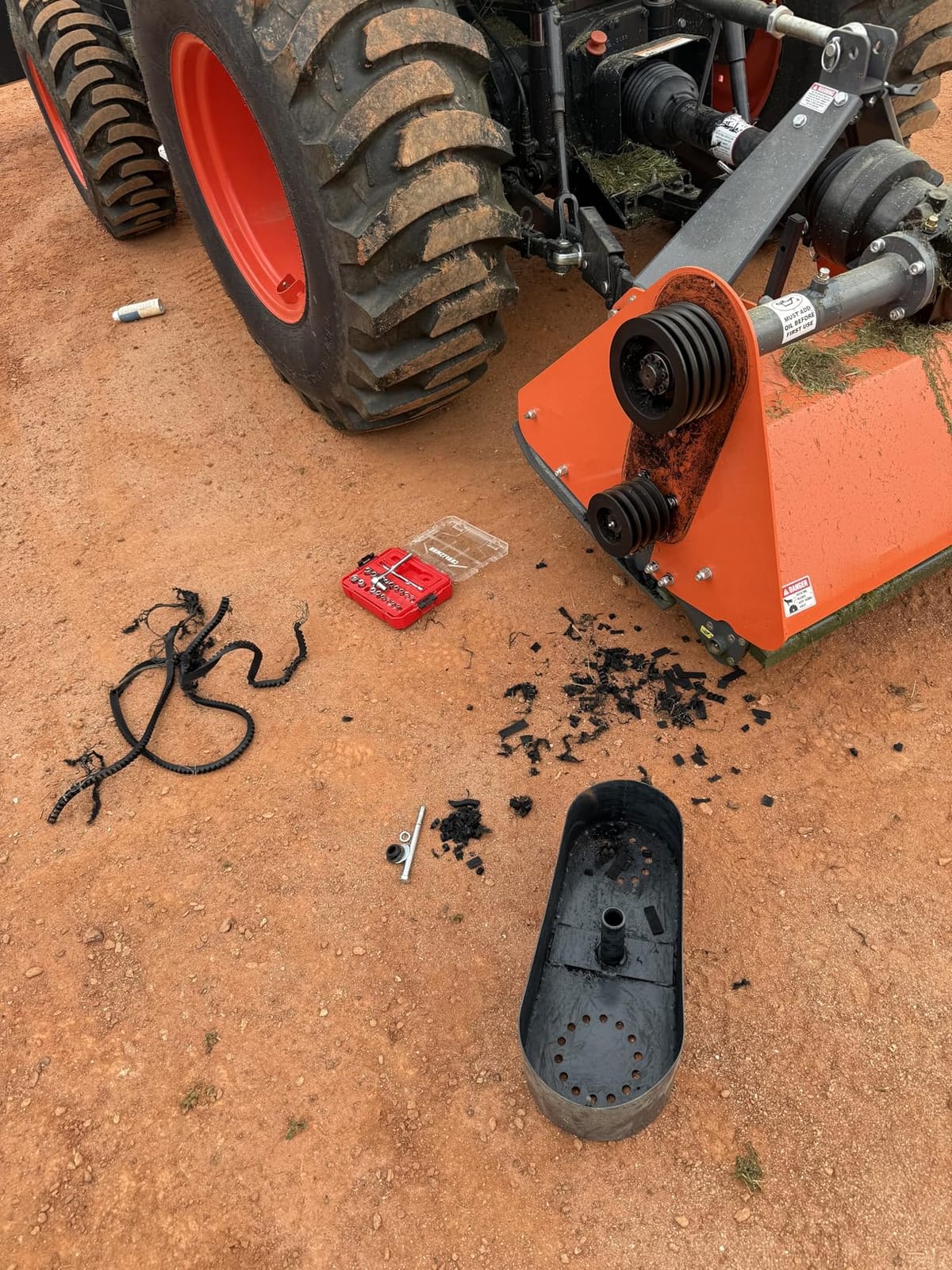 MechMaxx 3 Point 60'' Working Width PTO Flail Mower for 30-60hp CAT 1 Tractor, NAM60 customer photo 1
