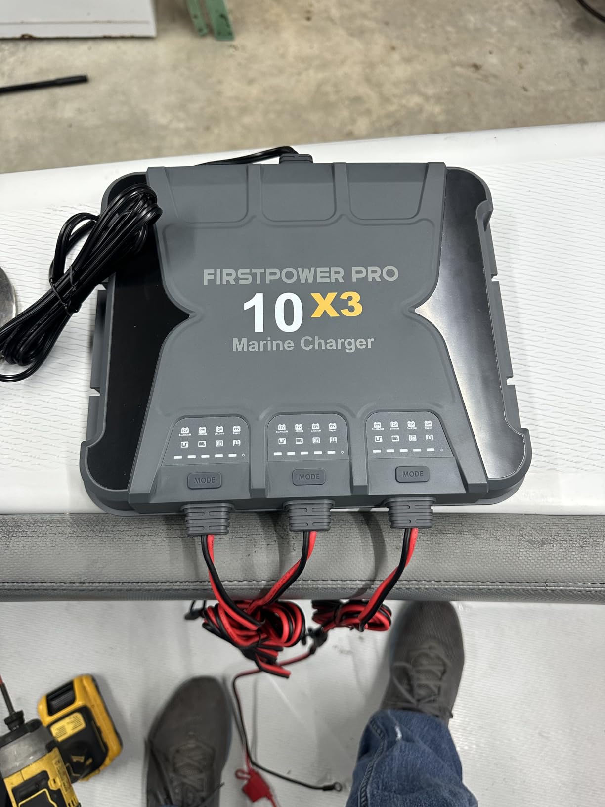 3 Bank Marine Battery Charger 10X3, 30A (10A/Bank) - 12V Boat Charger customer photo 1