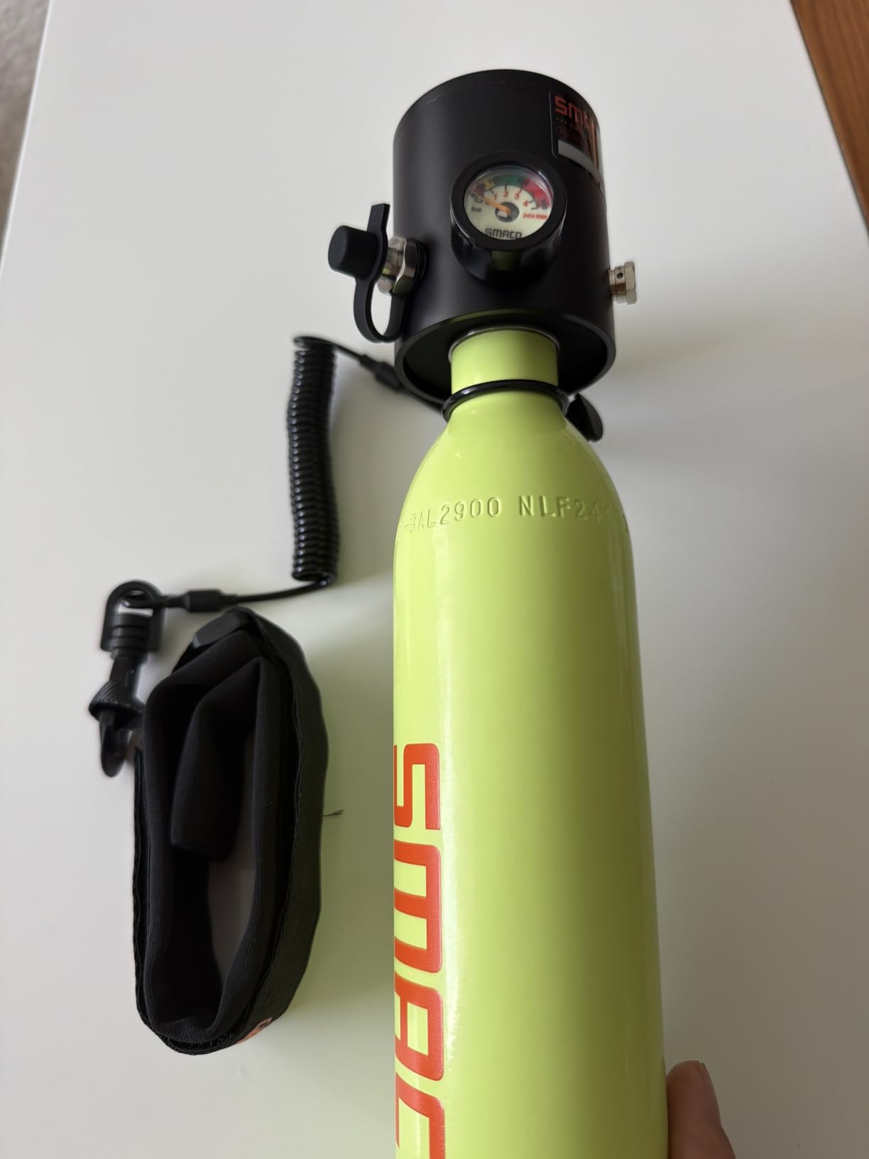 SMACO S300 Mini Scuba Tank, 0.5L Handheld Lung Air Tank customer photo 1
