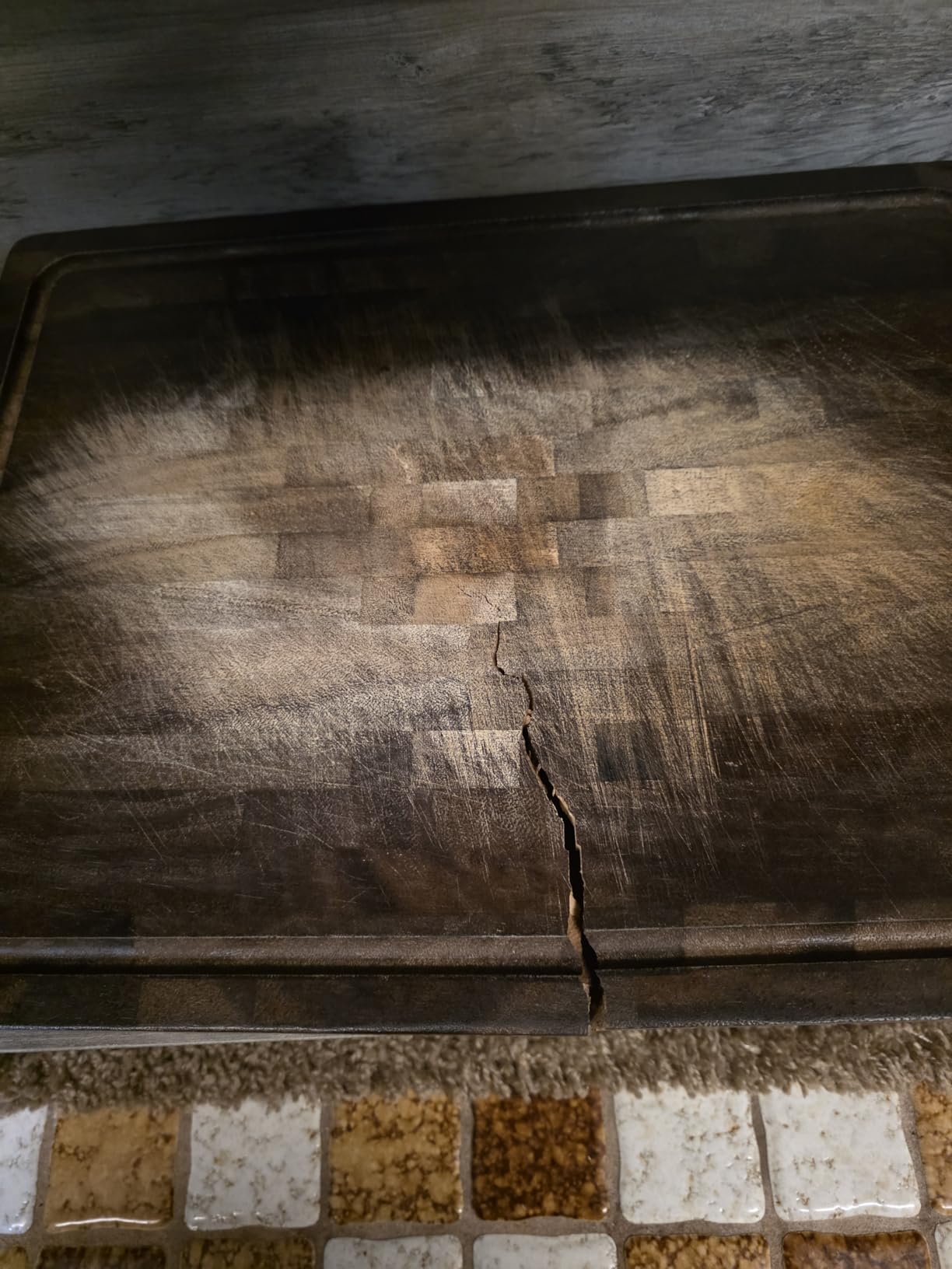 THETCHRY Walnut Cutting Boards for Kitchen Solid Wood End Grain 17