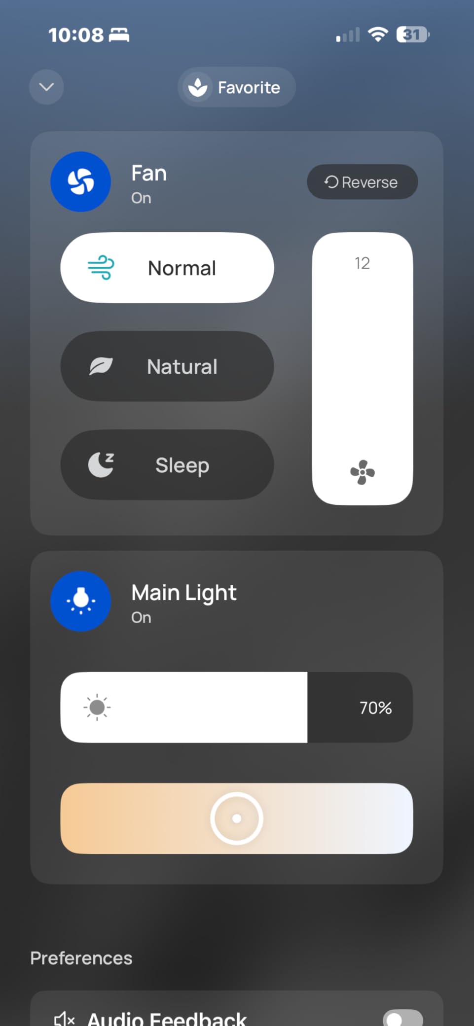 DREO Bedroom Ceiling Fans with Lights and Remote, Smart Ceiling Fan 42 Inch customer photo 2