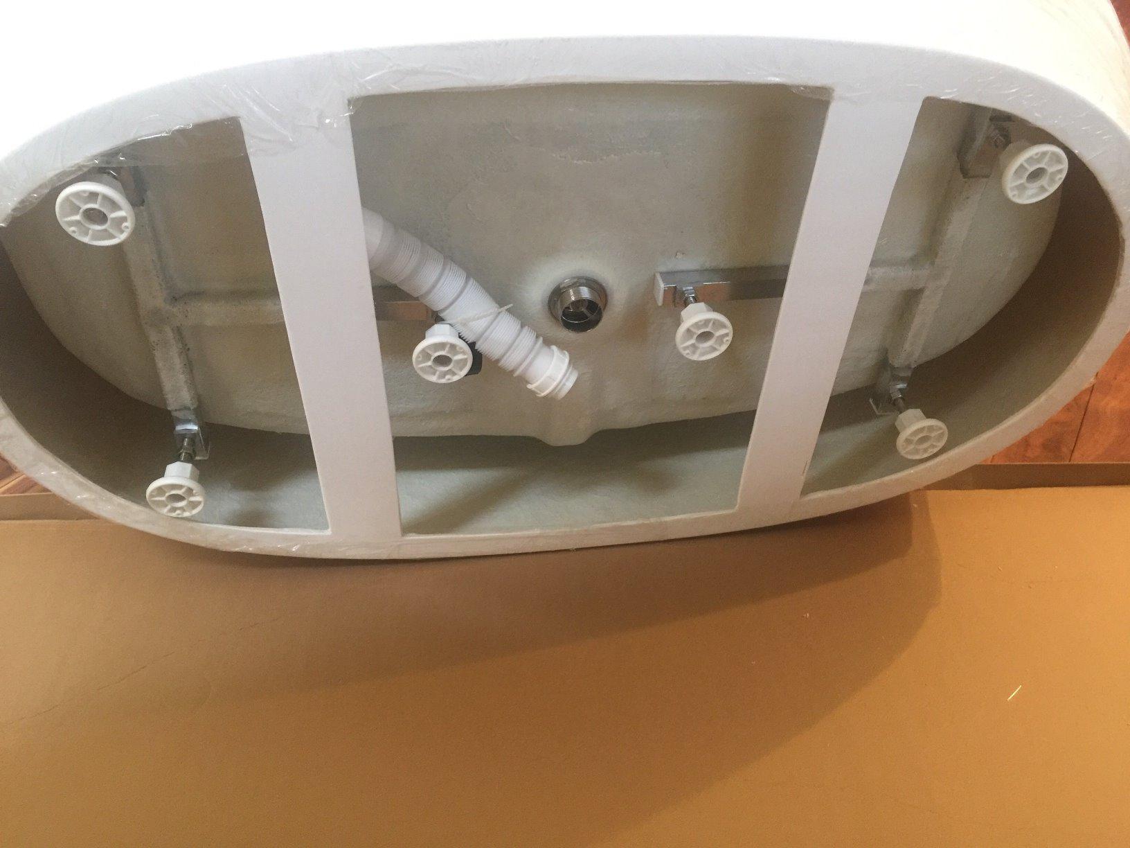 Empava 59“ Freestanding Air Jetted Bathtub with Micro Bubble Hydrotherapy customer photo 2