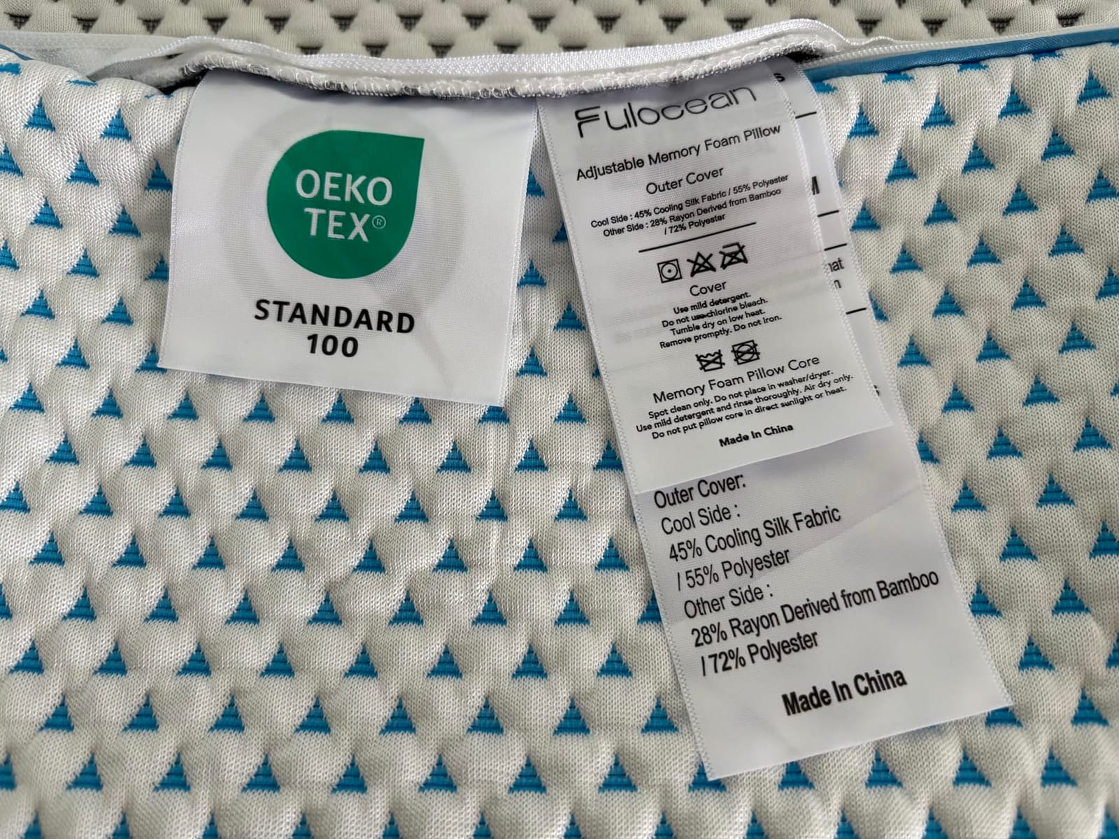Adjustable Small Cooling Memory Foam Pillow for Travel, Camping & Airplane customer photo 1