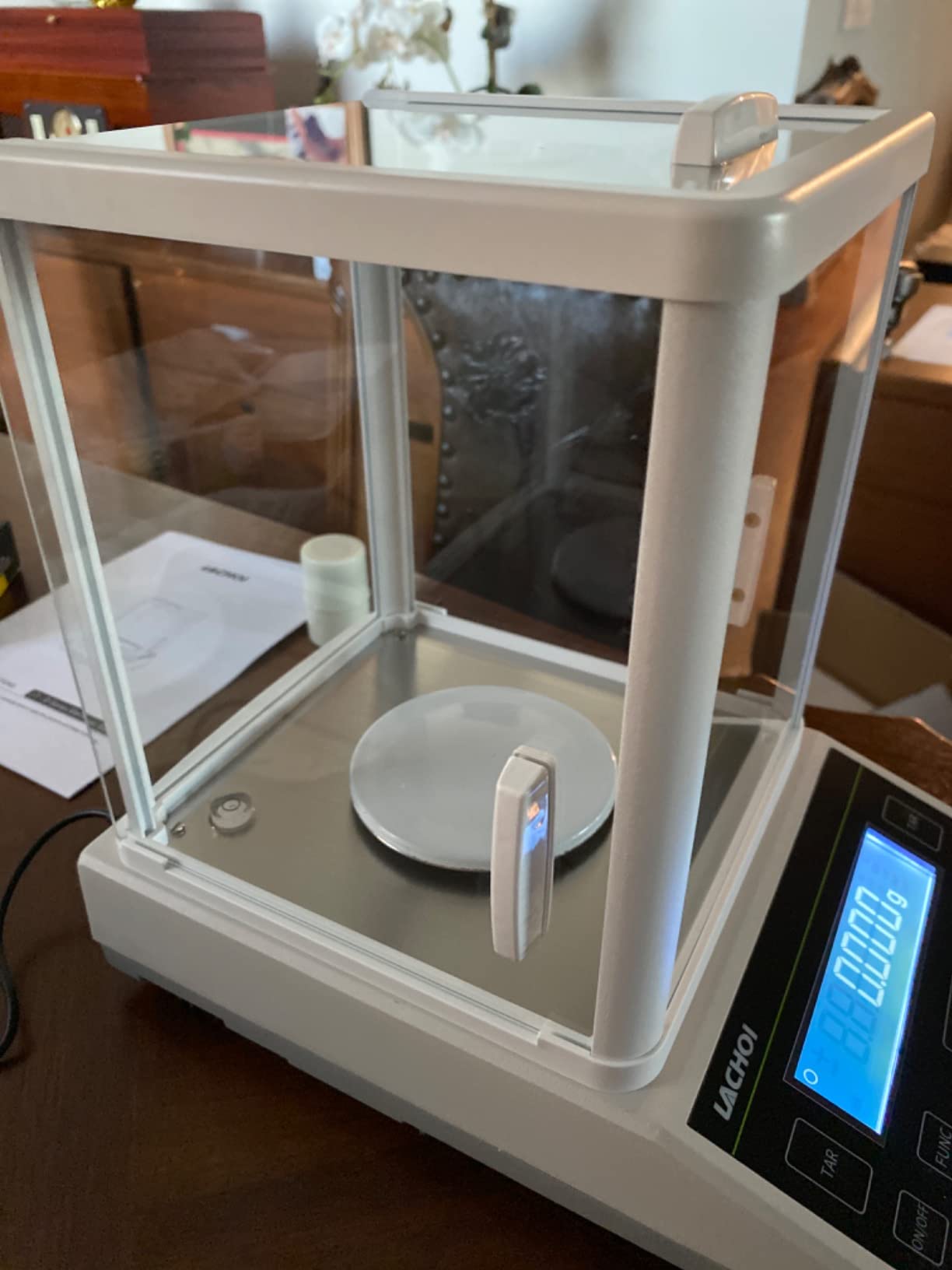Analytical Balance 500g*0.001g Lab Scale 0.001g Accuracy (500g,1mg) | with Windshield with RS232 Interface High-sensitivity sensor High Precision Laboratory Scale Laboratory Balance customer photo 2