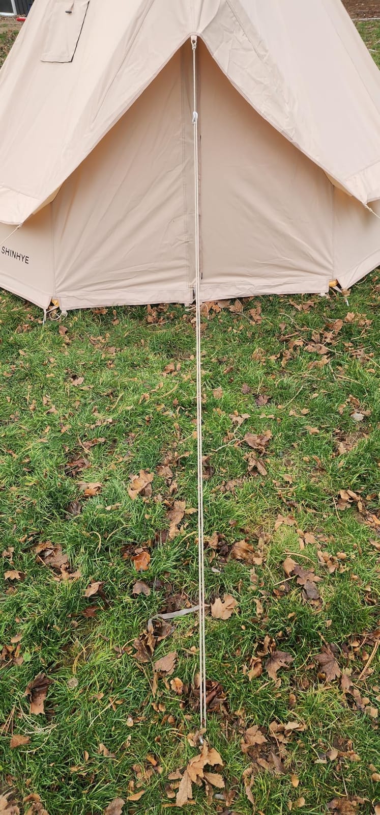 ShinHye Canvas Bell Tent Yurt Tent 4 Seasons for Camping 100% Cotton Glamping Tents with Stove Jack, Family Camping Outdoor Hunting Party customer photo 2