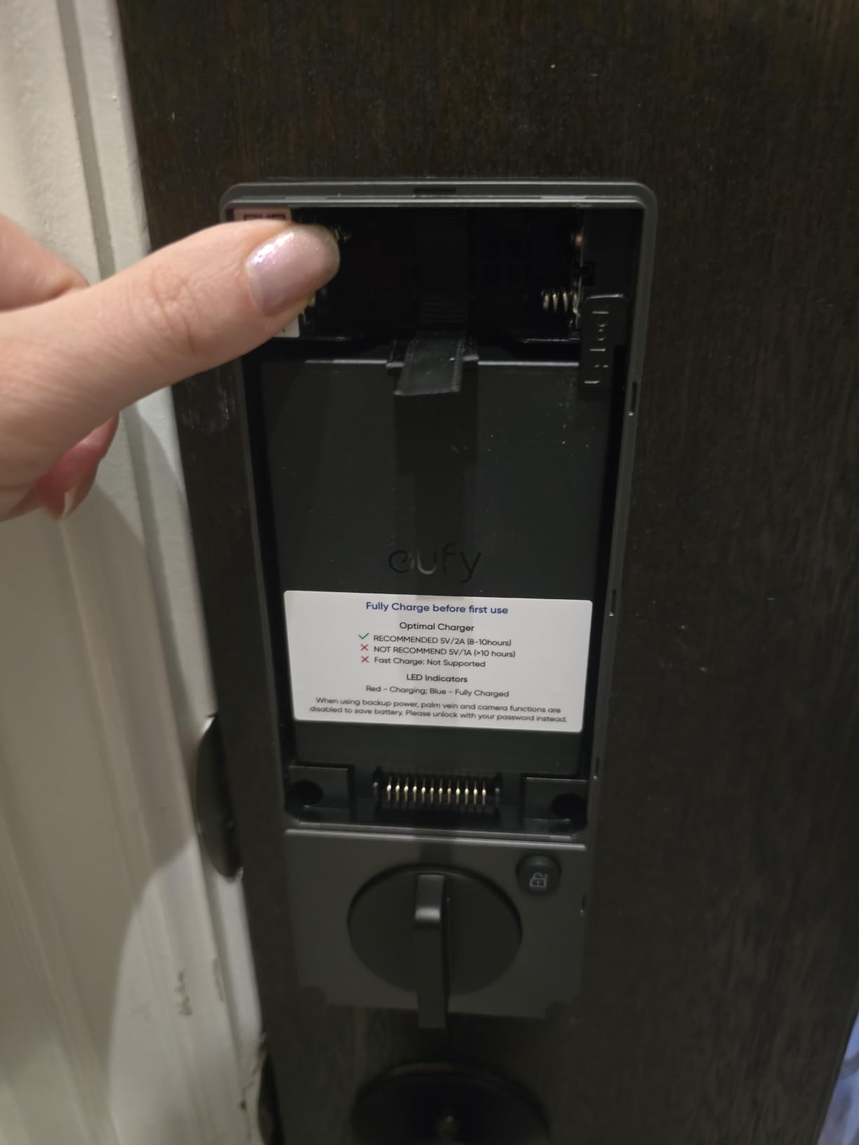 eufy Security Smart Lock FamiLock S3 Max with Palm Vein Recognition customer photo 2