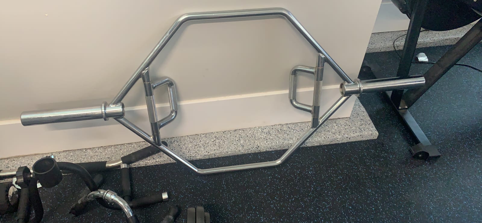 GYMAX Olympic Folding Trap Bar - 56