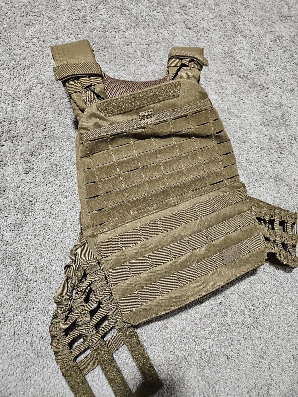 5.11 Tactical TacTec Plate Carrier Professional Vest Molle, Kangaroo customer photo 2