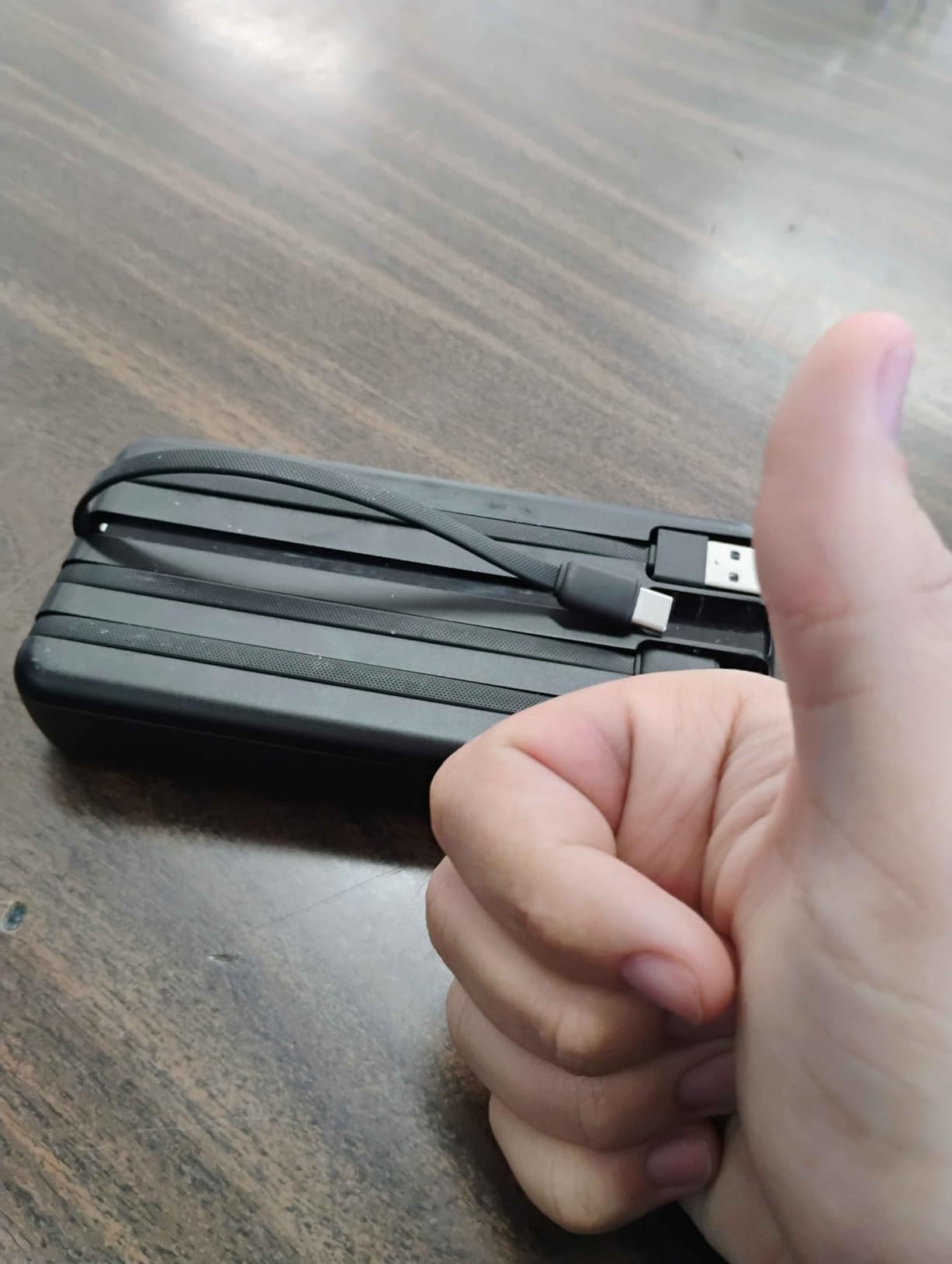 OHOVIV Portable Charger Power Bank 50000mAh, 4 Built-in Cables Battery Pack | 22.5W Fast-Charge, 55% in 30 mins, 10 Times for iPhone 15, Camping Travel Essential, Compatible with iPhone 17/16/15, Samsung, Tablet customer photo 1