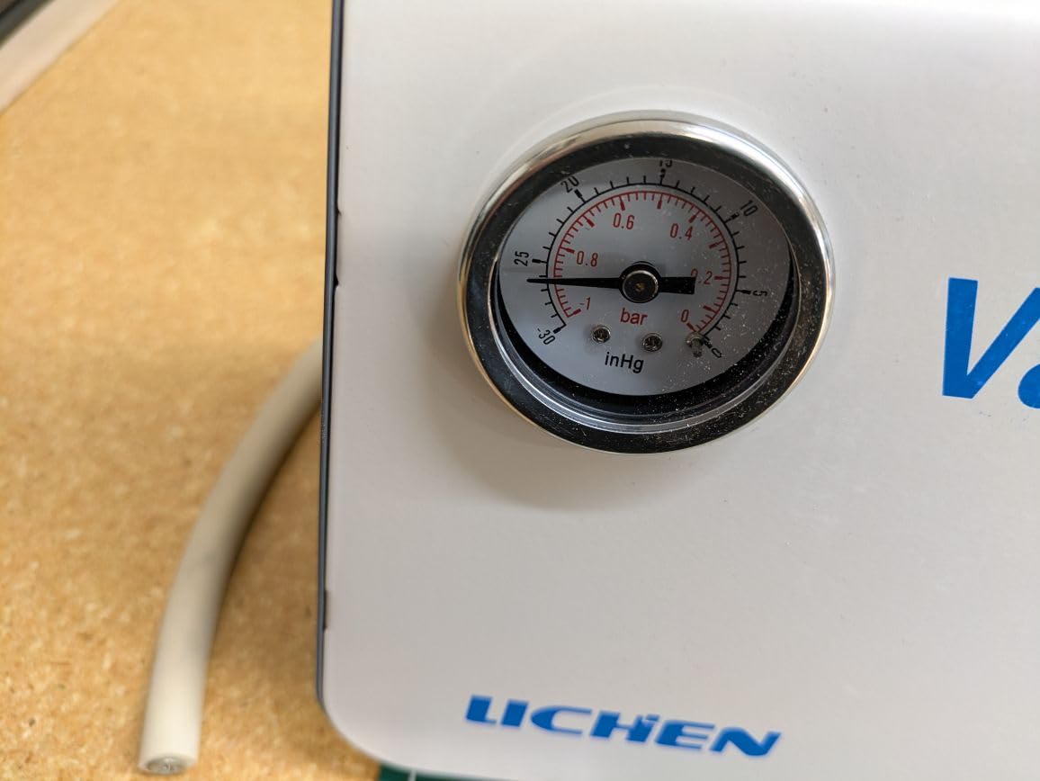 LICHEN Oil Free Diaphragm Vacuum Pump, 15 L/min Dual Pressure | Portable Lab Vacuum Filtration, Positive and Negative Pressure for Lab Liquid Filtration, Rubber Tube Include customer photo 1