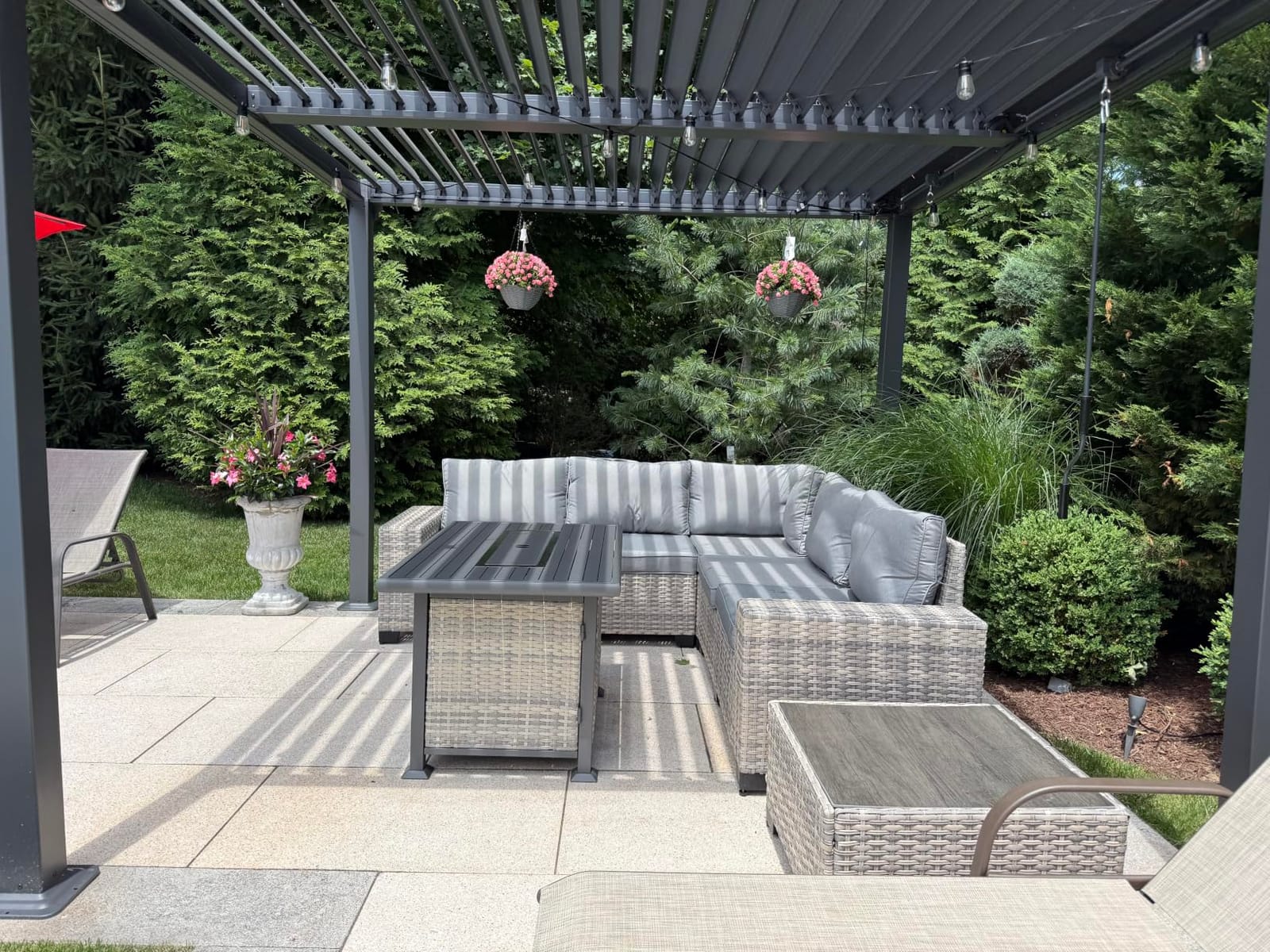 Outdoor Patio Furniture Set PE Wicker Rattan Outdoor Sectional Sofa customer photo 1