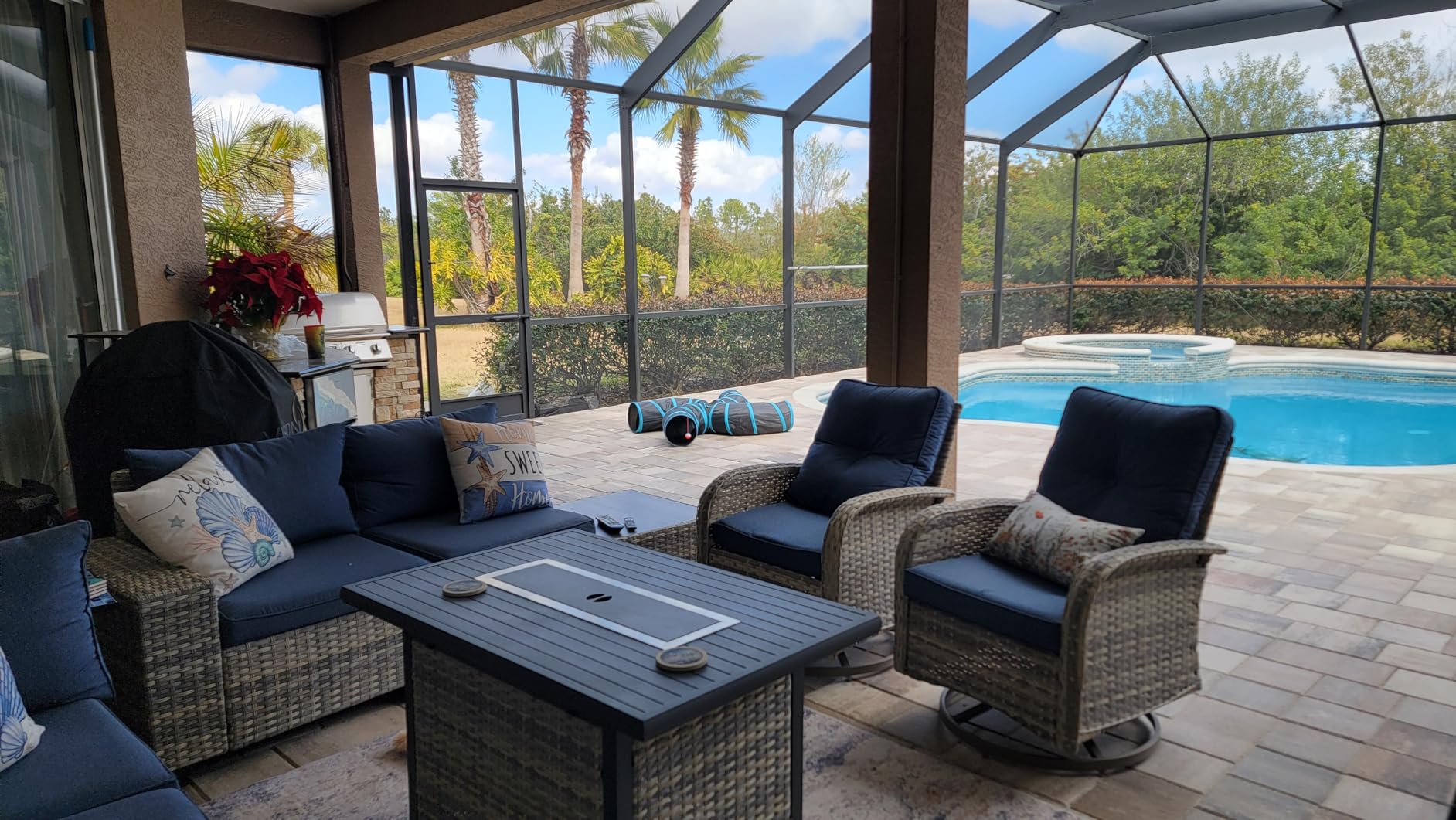 Outdoor Patio Furniture Set PE Wicker Rattan Outdoor Sectional Sofa customer photo 2