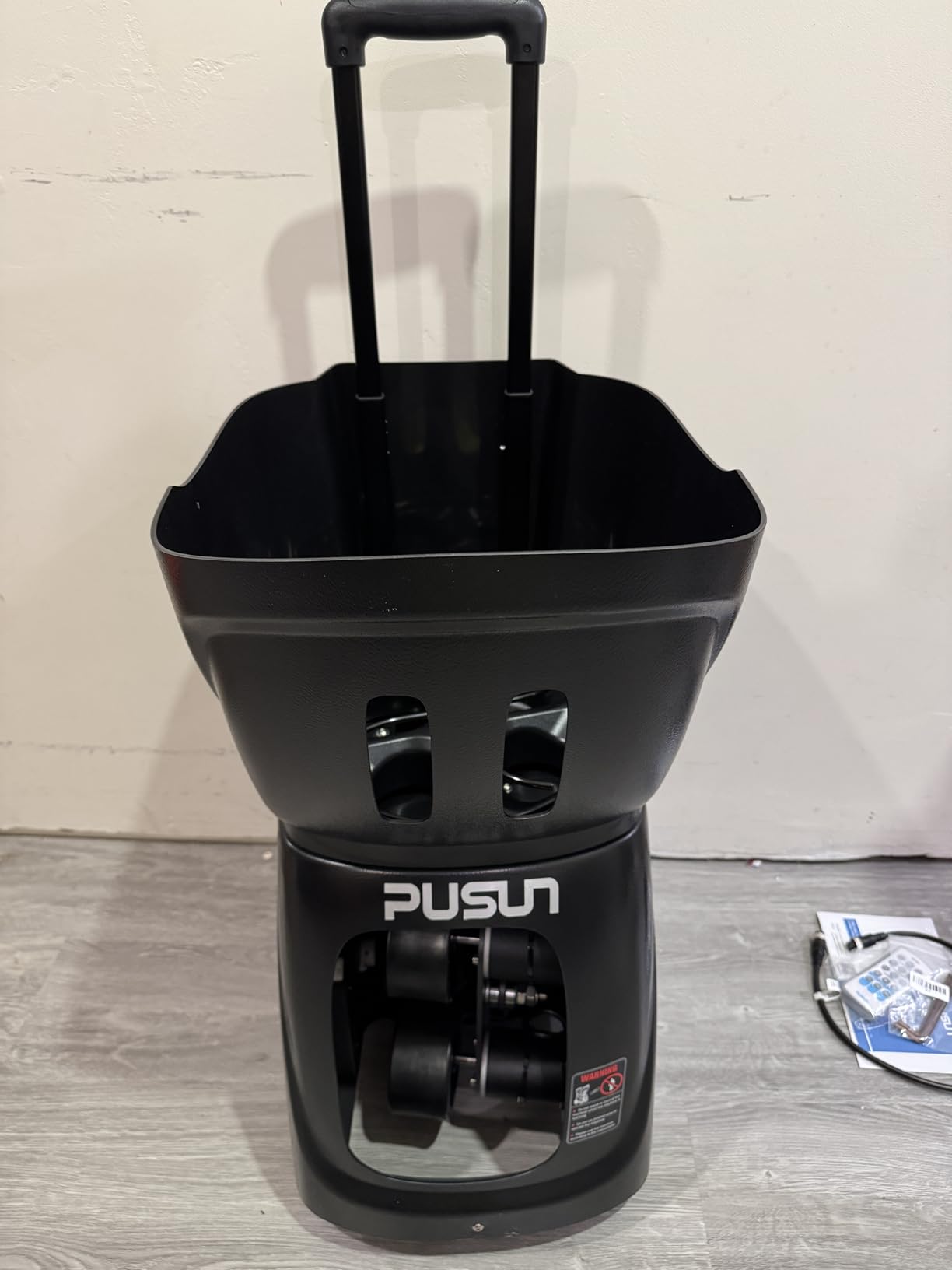 PUSUN|PT-Smart Pro Internal Oscillation Tennis Ball Machine: App with 12 Built-in Training Modes, 28-Pt Custom Drills,75MPH, 5H,32.6lb Portable for Tennis & Padel,Training, Practice,Beginners to Pros customer photo 1
