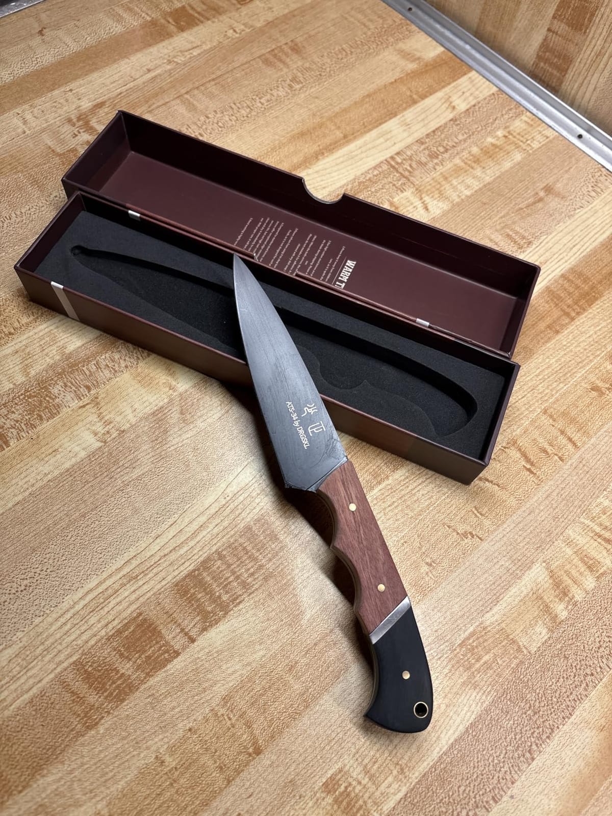 DRGSKL Santoku Knife 7 Inch - Japanese Chef Knife for Fish, Bunka Knife customer photo 1