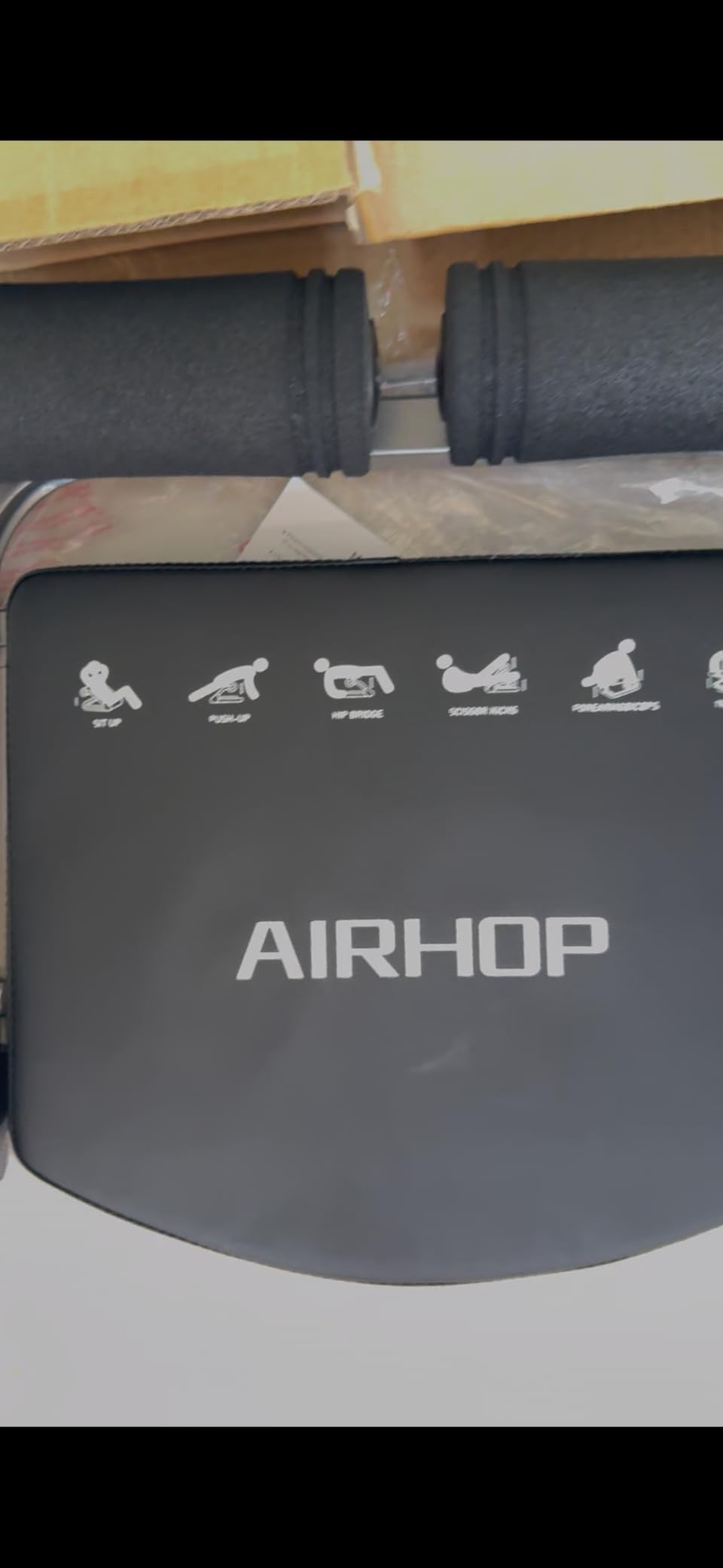 AIRHOP Ab Machine 4-Speed Auto Rebound Sit Up Abdominal Trainer Home Gym customer photo 1