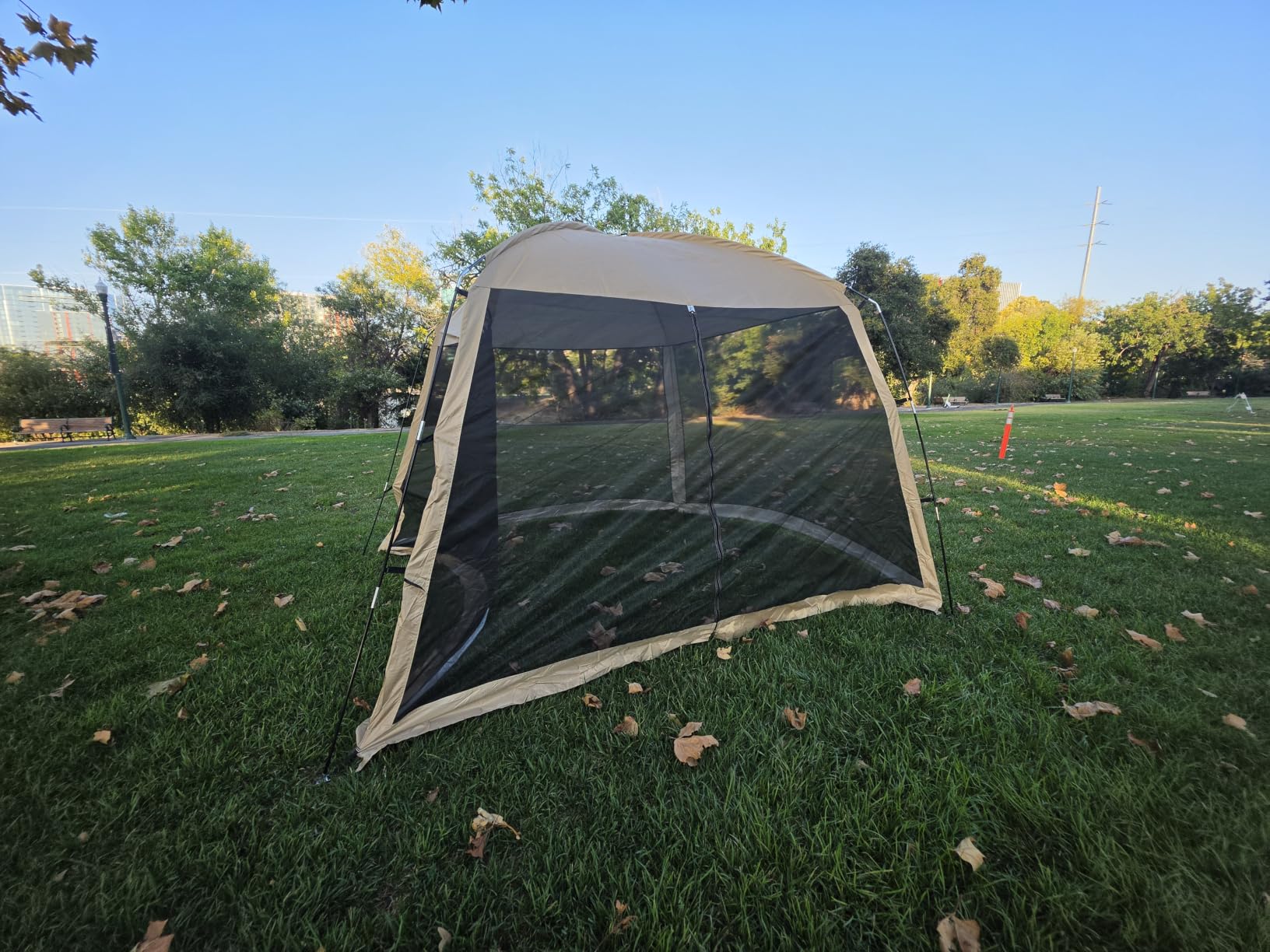 Screen House Tent-Portable Camping Canopy 8-10 Persons customer photo 2