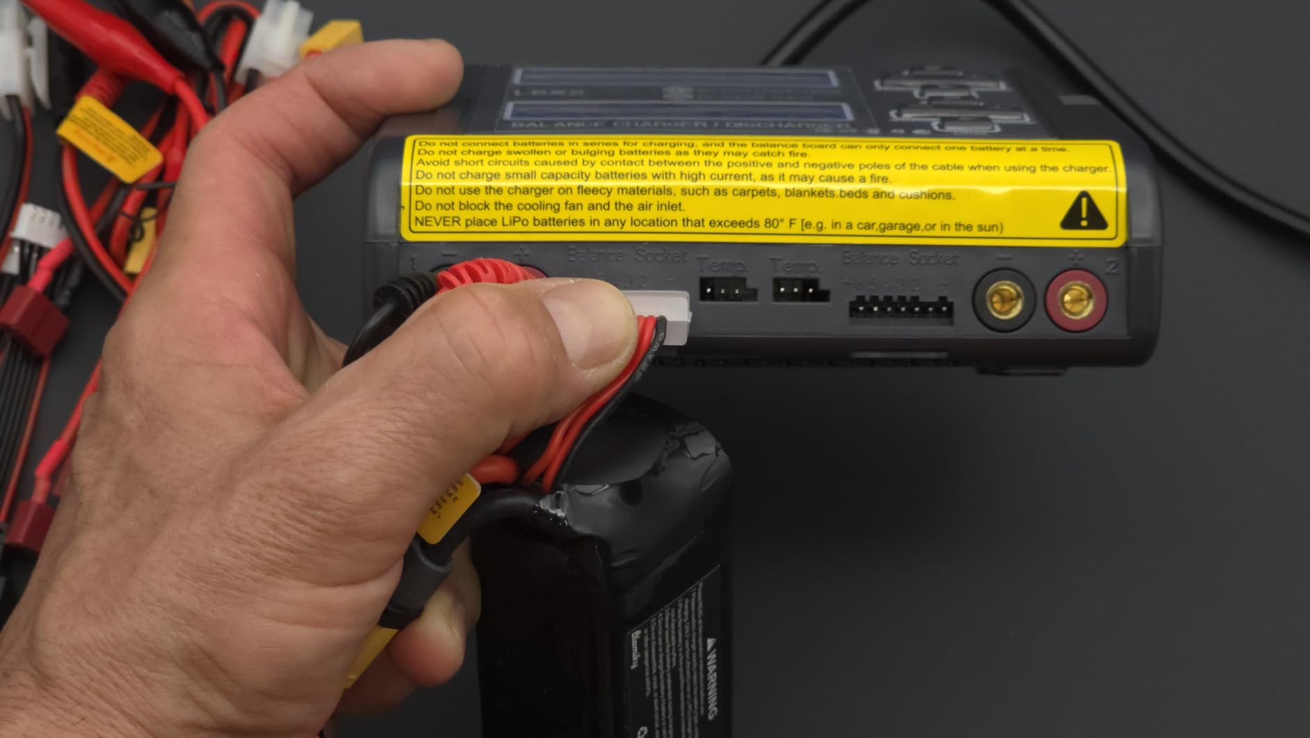 LiPo Battery Charger Dual 10A RC Fast Balance Battery Charger Discharger | 1S-6S LiPo Li-ion Life LiHV customer photo 2
