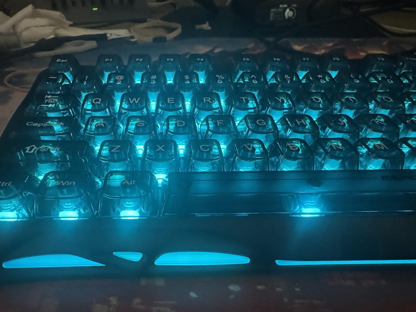 dagaladoo Clear keycaps Set,Translucent Keyboard keycaps,Jelly Key caps customer photo 2