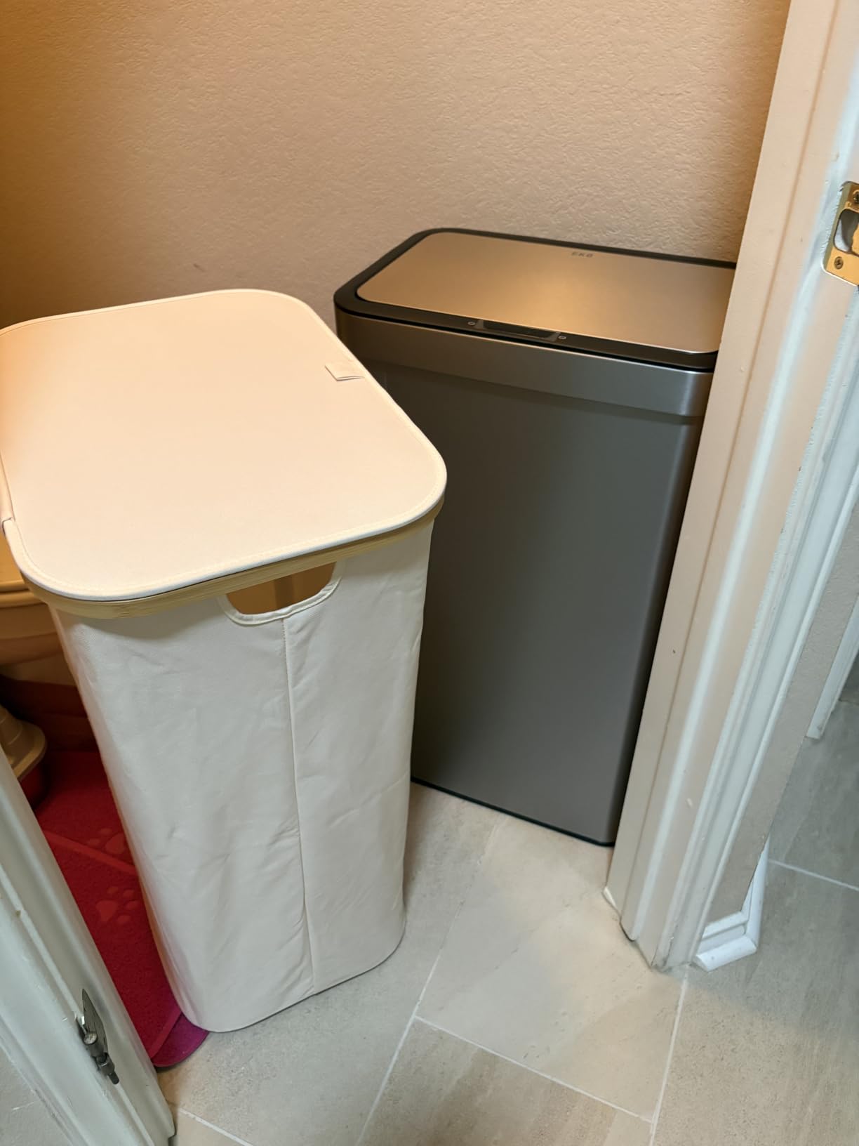 EKO Nova Sensor Trash Can, 21 Gallon/80 Liter Stainless Steel Rectangular Touchless Motion Sensor Trash Can or Recycling Bin, Matte Metallic customer photo 1