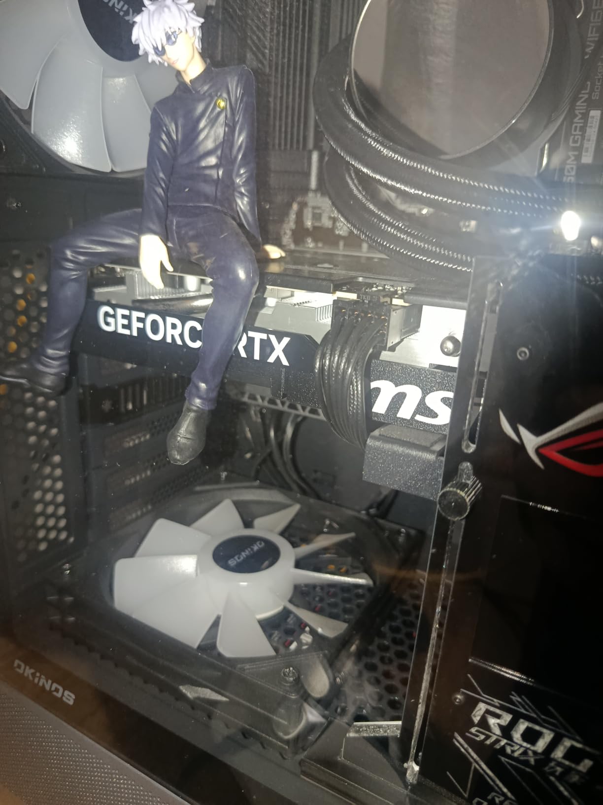 MSI GeForce RTX 5060 Ti 16G SHADOW 2X OC PLUS Graphics Card - RTX 5060 Ti GPU, 16GB GDDR7 (28Gbps/128-bit), PCIe 5.0 - Dual-Fan Thermal Design (2 x STORMFORCE FAN) - HDMI 2.1b, DisplayPort 2.1b customer photo 1