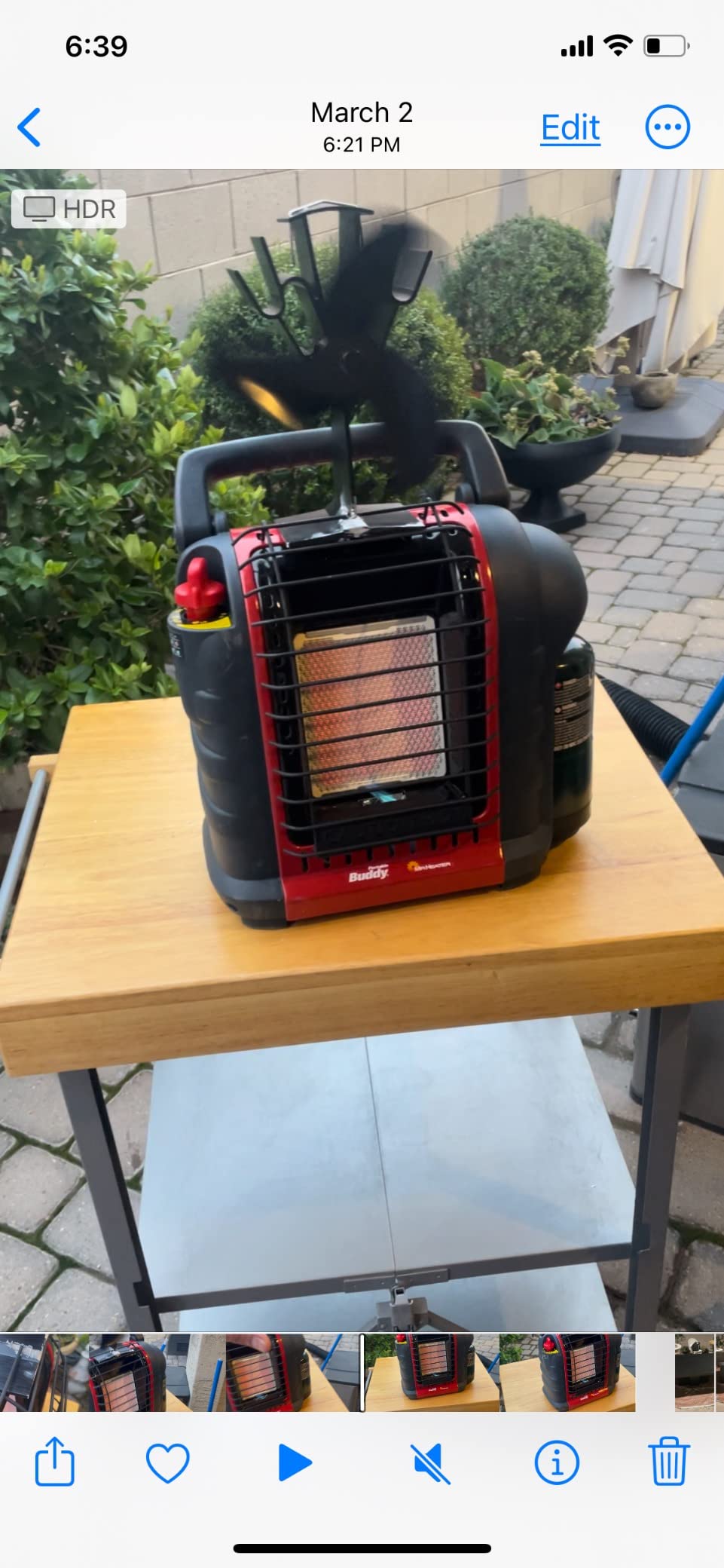 Tomersun Wood Stove Fan Heat Powered Stove Fan Heater Fireplace Fan for/Pellet/Wood Burner/Fireplace, with Thermometer customer photo 1