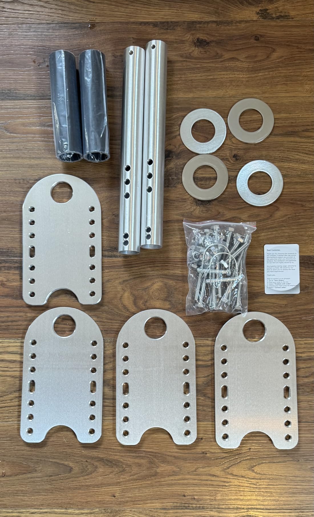 2 Pack Boat Lift Wheel Kit, Adjustable Boat Lift Wheel Bracket customer photo 1