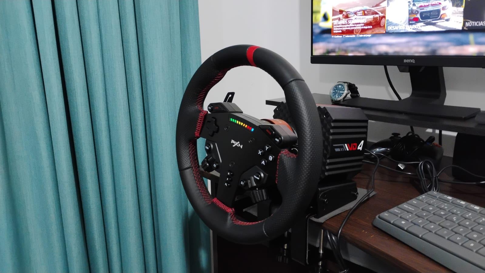 PXN VD4 Direct Drive Sim Racing Wheel Bundle for PC customer photo 2