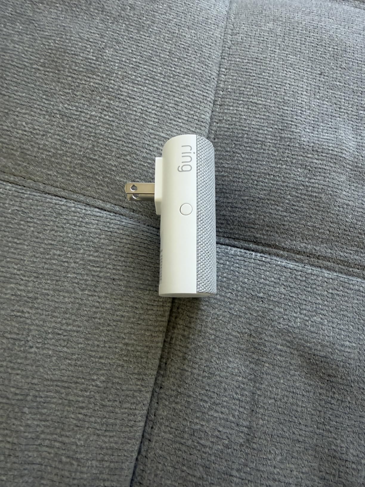 Ring Chime - Enhanced audio for real-time alerts you can hear from anywhere, easy plug-in setup, simple wifi & Bluetooth connectivity, sleek design, White customer photo 1