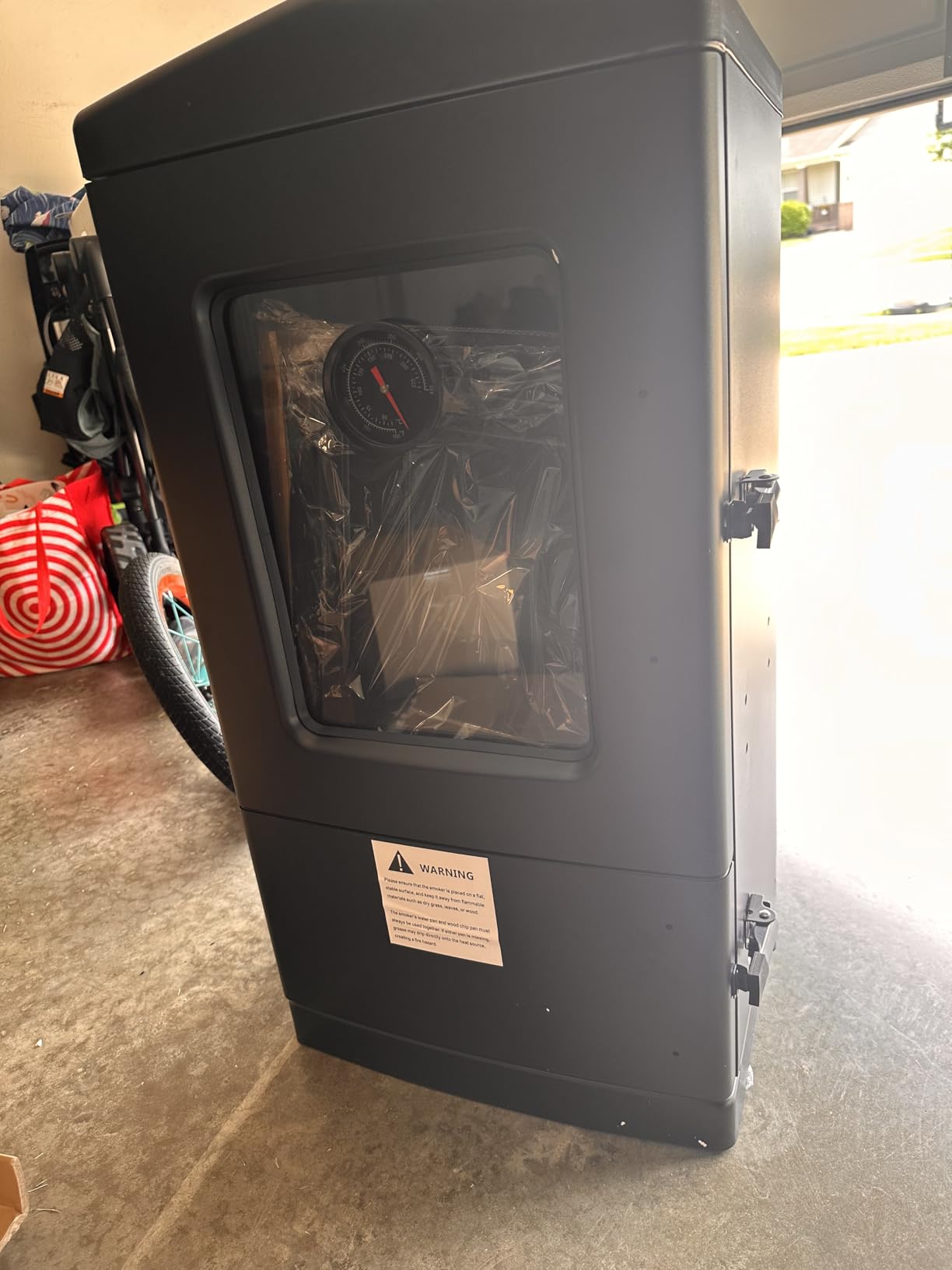 4-Rack Vertical Propane Smoker with Cover customer photo 1
