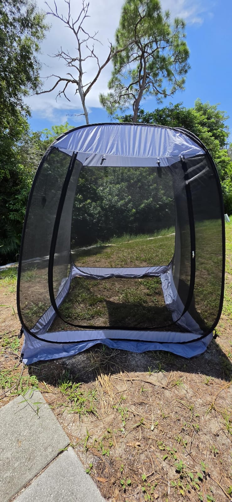 Alvantor Pop Up Screen House Tent, Instant Outdoor Gazebo with Mosquito Netting & UPF 50+ Sun Protection, Portable Canopy Shelter for Patio, Backyard, Camping (2-10 Person) customer photo 1