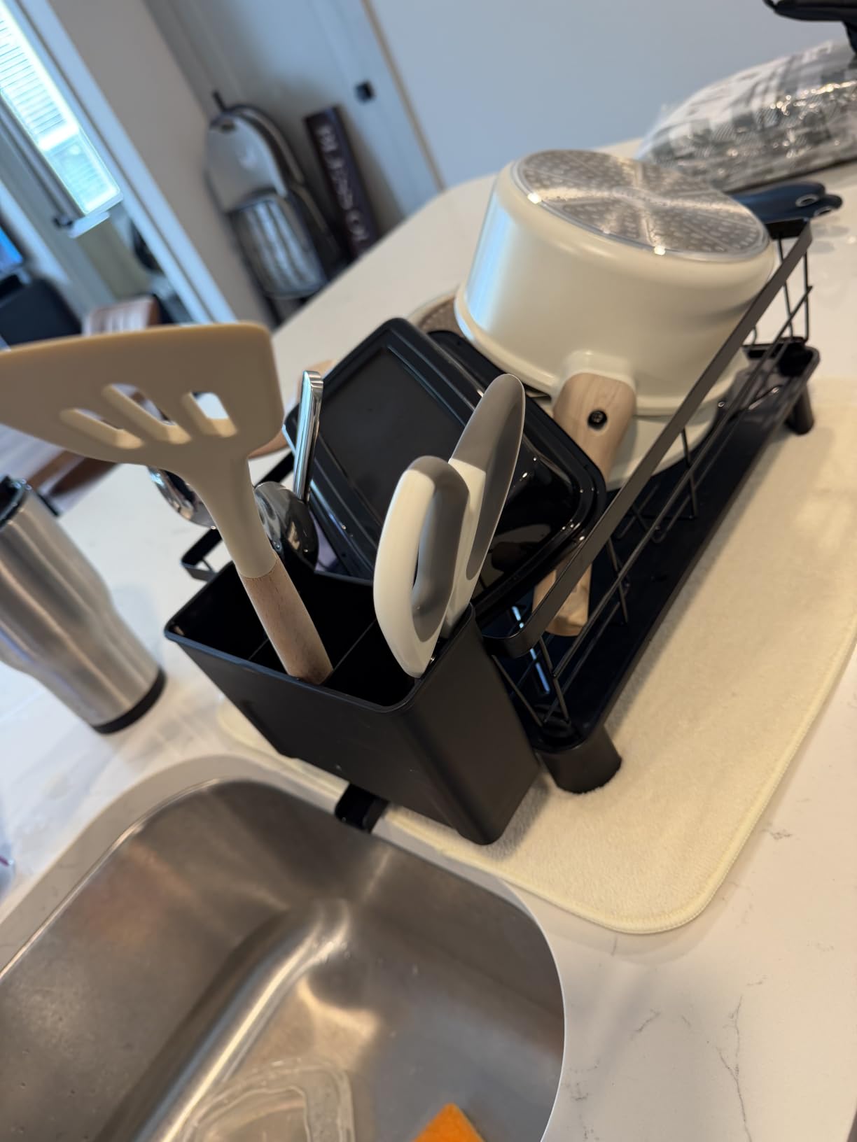 SNTD Dish Drying Rack for Small Kitchen Counter, 11