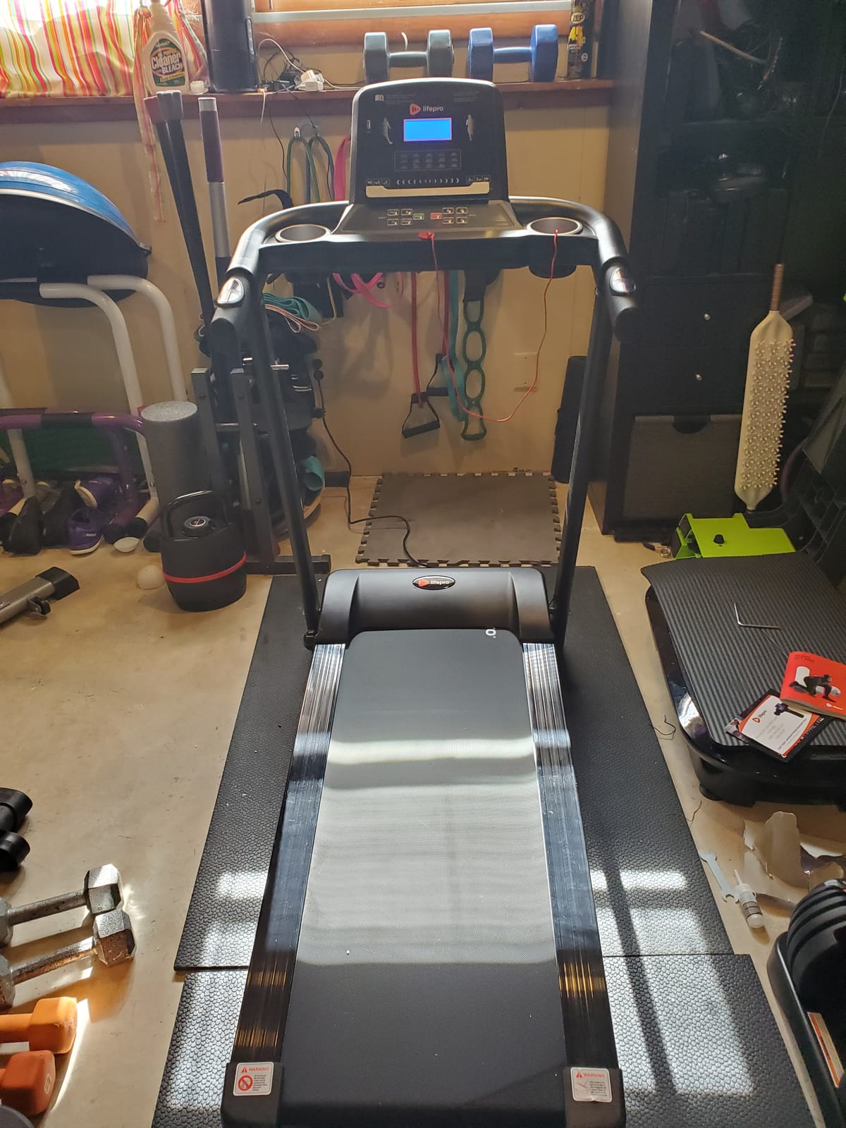 Lifepro PacerMini Walking Pad with Incline for Home Mini Apartment and Office | 3 MPH Max Speed 220 lb Capacity, Remote Control and LED Display, Quiet Motor, Small Walking Pad and Portable Under Desk Treadmill customer photo 1