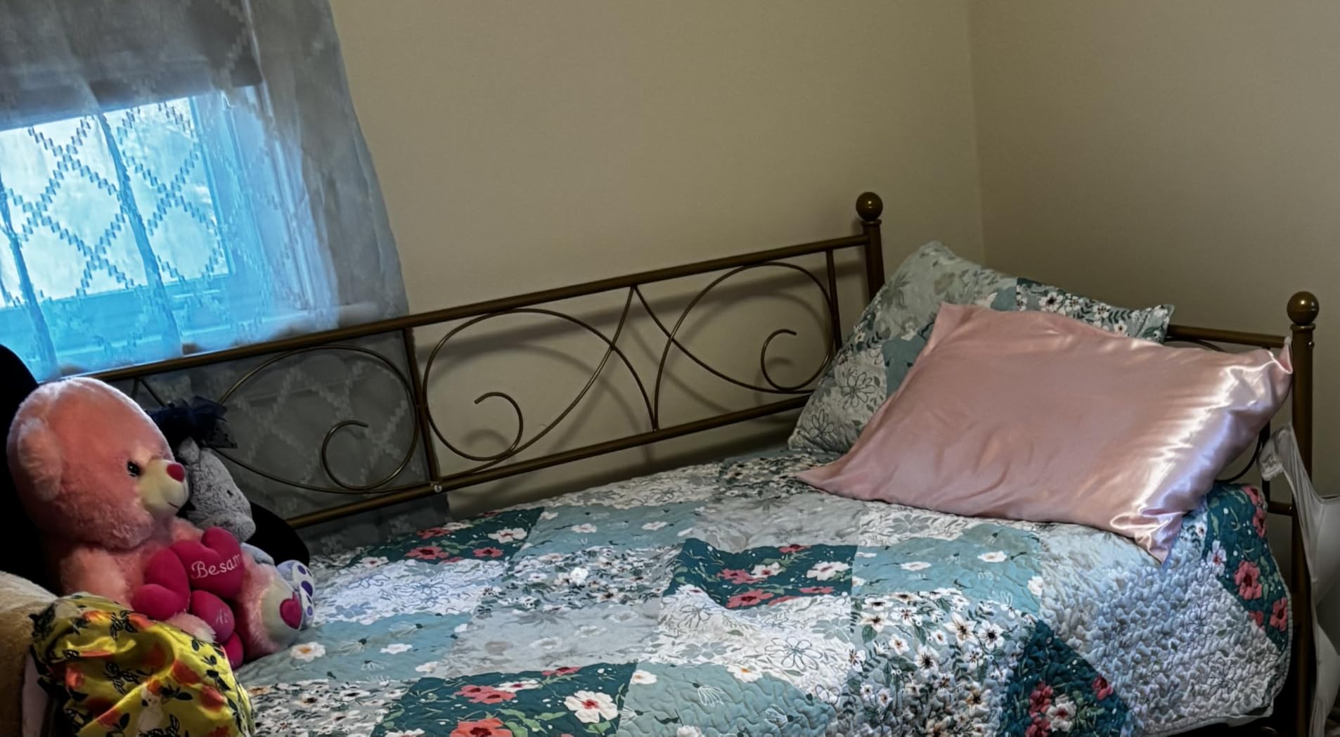 IDEALHOUSE Twin Daybed with Trundle, Metal Trundle Bed, Black customer photo 2
