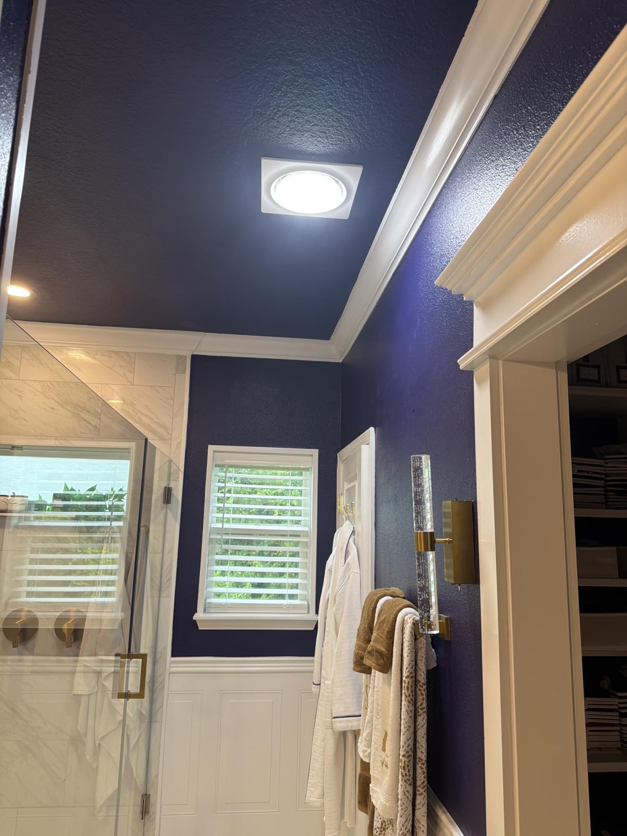 VIVOHOME Bathroom Exhaust Fan with Light & Humidity Sensor (160-110-50CFM) customer photo 1