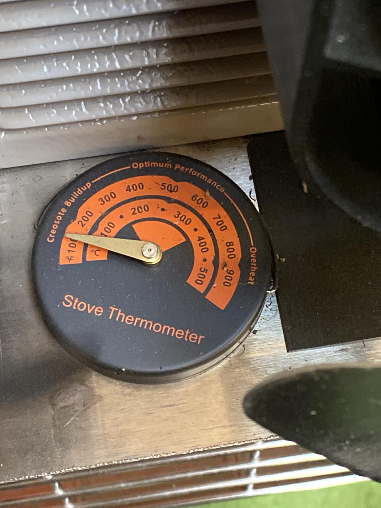 Oscillating Wood Stove Fan-60° Rotation, 6-Blade Heat Powered Fireplace Fan customer photo 1