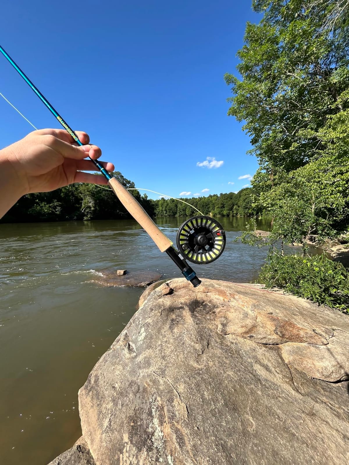 Redington Crosswater Fly Fishing Outfit – 4-Piece Fly Rod with Crosswater Reel, Rio Mainstream Fly Line & Zippered Travel Case – Complete Starter Kit customer photo 2