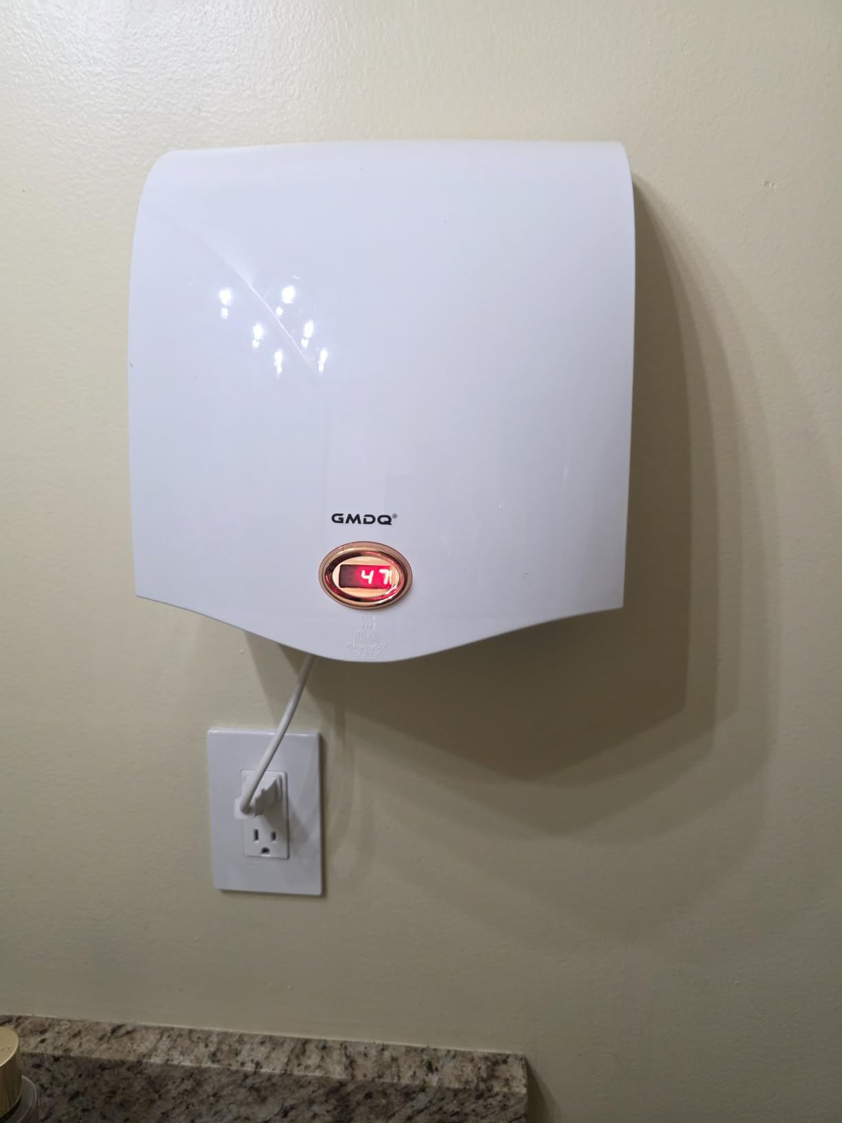 1600W Powerful Hand Dryers for Bathrooms Commercial, Electric Hand Dryer Touchless, Extra Quiet Low Noise (40db), Wall Mounted Type customer photo 1