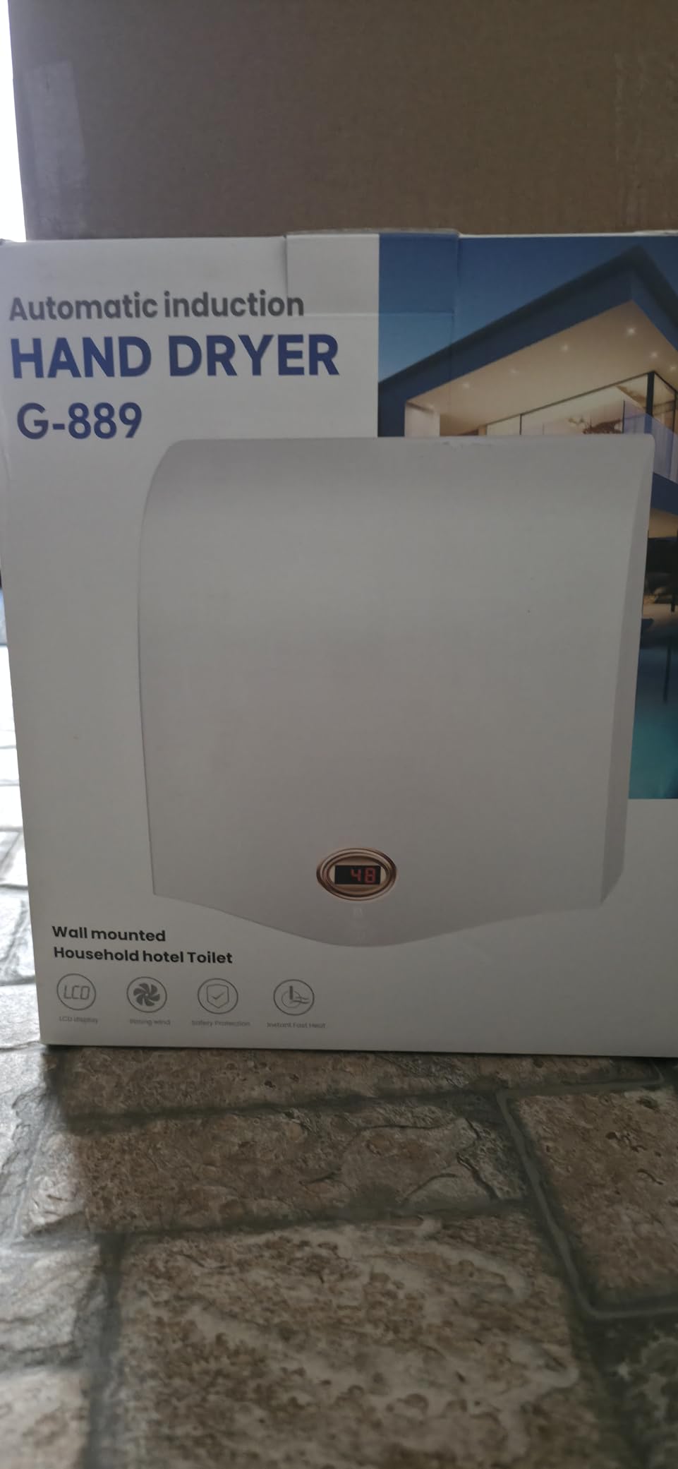 1600W Powerful Hand Dryers for Bathrooms Commercial, Electric Hand Dryer Touchless, Extra Quiet Low Noise (40db), Wall Mounted Type customer photo 2