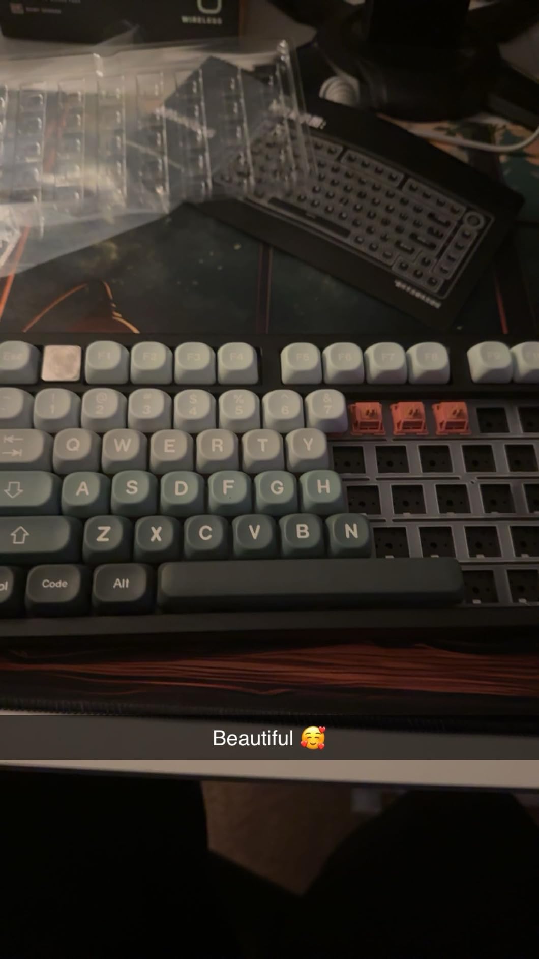 LEOBOG Hi75C Upgraded Wired Mechanical Keyboard Kit – Aluminum Alloy 75% customer photo 1