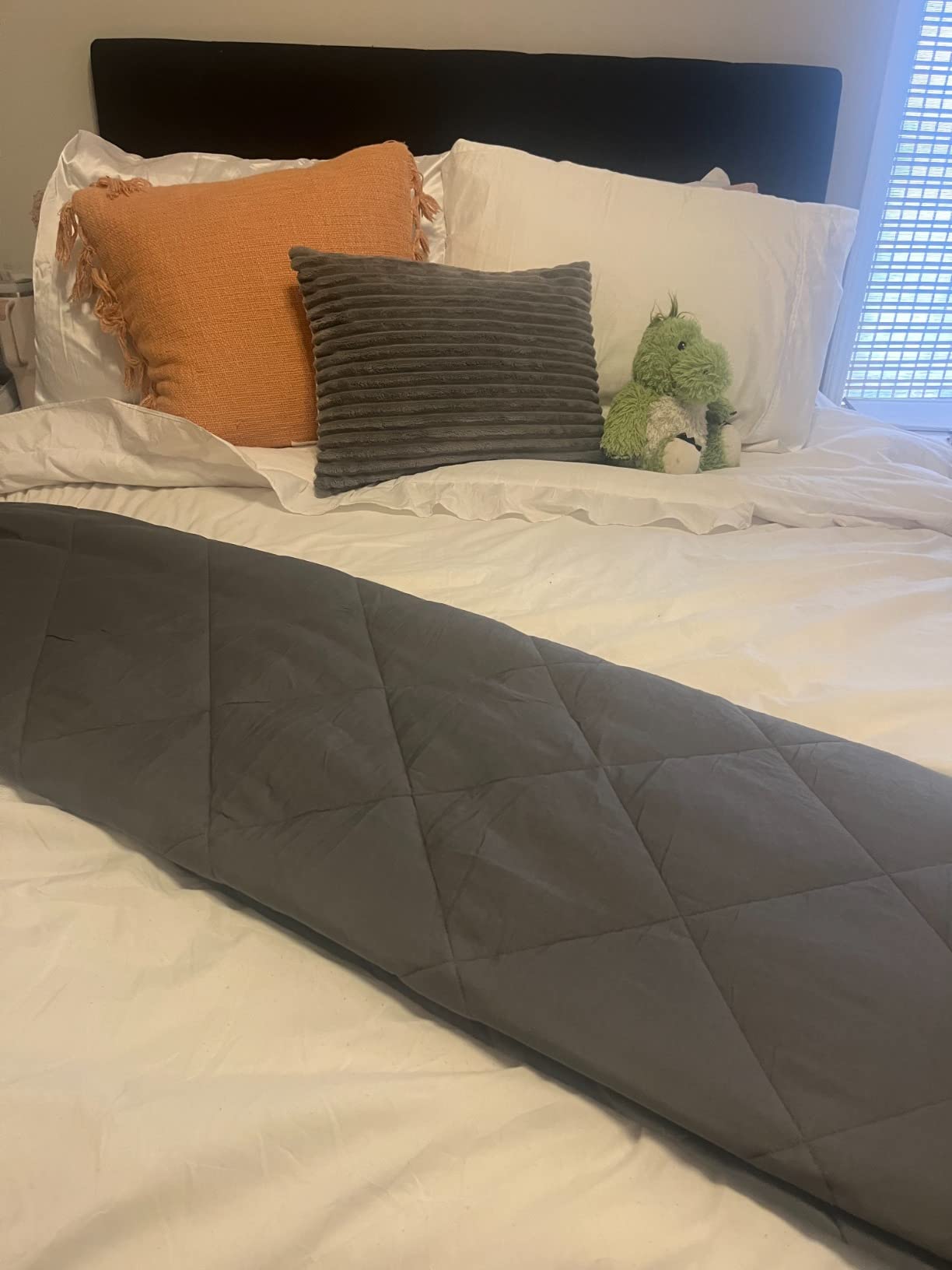 HomeSmart Weighted Cooling Blanket King Size 20 lbs, Soft Cooling Fabric customer photo 2