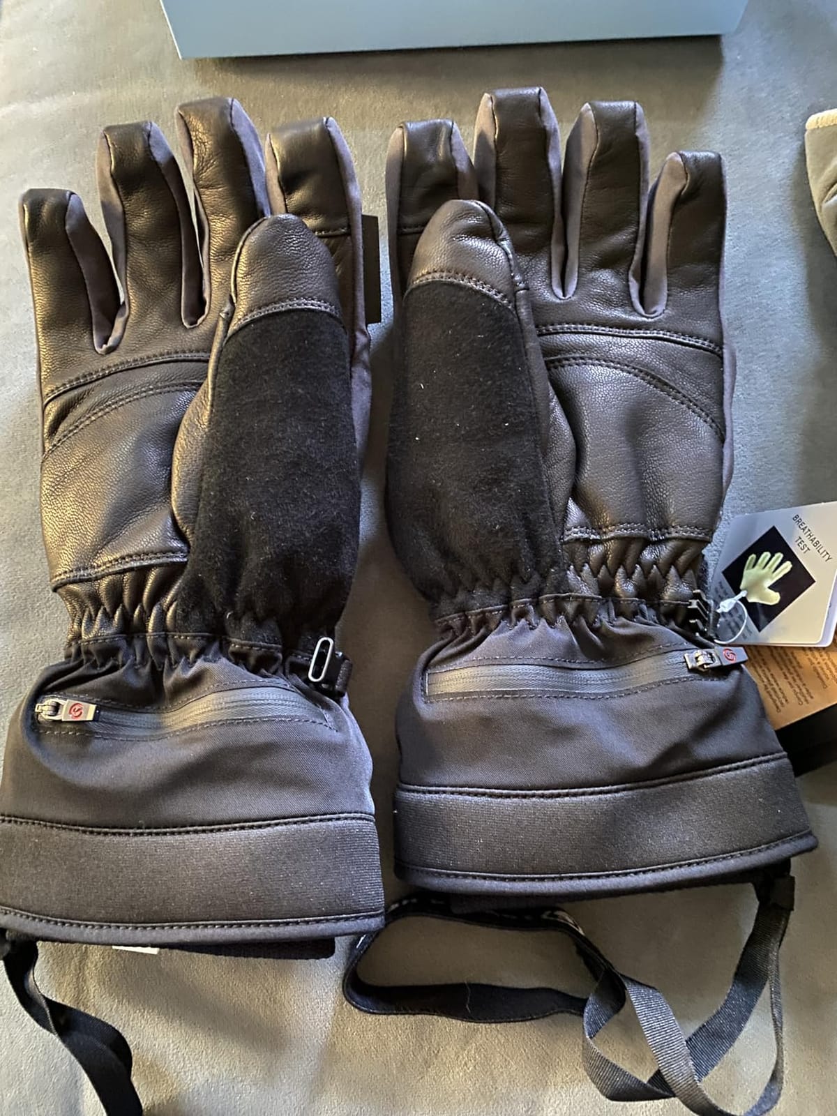 SAVIOR HEAT 3.0 Heated Ski Gloves for Men&Women, 7.4V 3000mAh Anti-Freeze Battery, PD Fast Charging&Bluetooth APP Control, Waterproof Goat Leather, 3M Thinsulate for Skiing Motorcycle customer photo 2