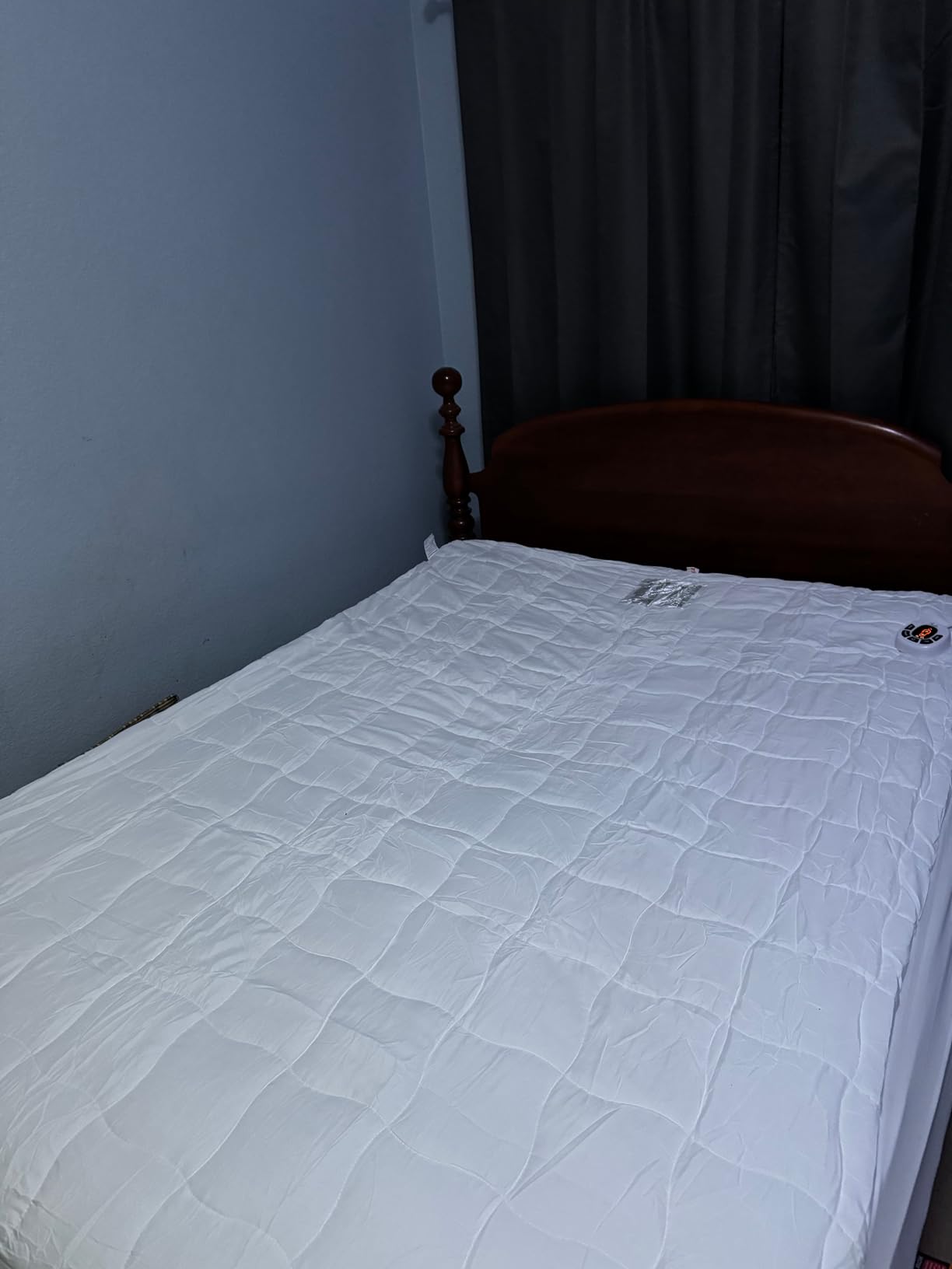 Multi-Zone Heated Mattress Pad Queen, Quilted Surface, Preheat & Memory | Electric Bed Warmer, 4-Zone Body & Foot, Dual Controls, 10 Heat Settings, 1-12 Hr Auto-Off, Lighted Button, ETL Listed customer photo 2
