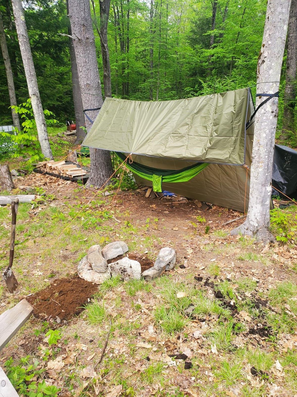 Unigear Hammock Rain Fly Waterproof Camping Tent Tarp for Backpacking | Lightweight Tent Tarp with UV Protection, 9.8-16.5 ft Size Options, Rain Shelter for Camping and Outdoor Adventures customer photo 1