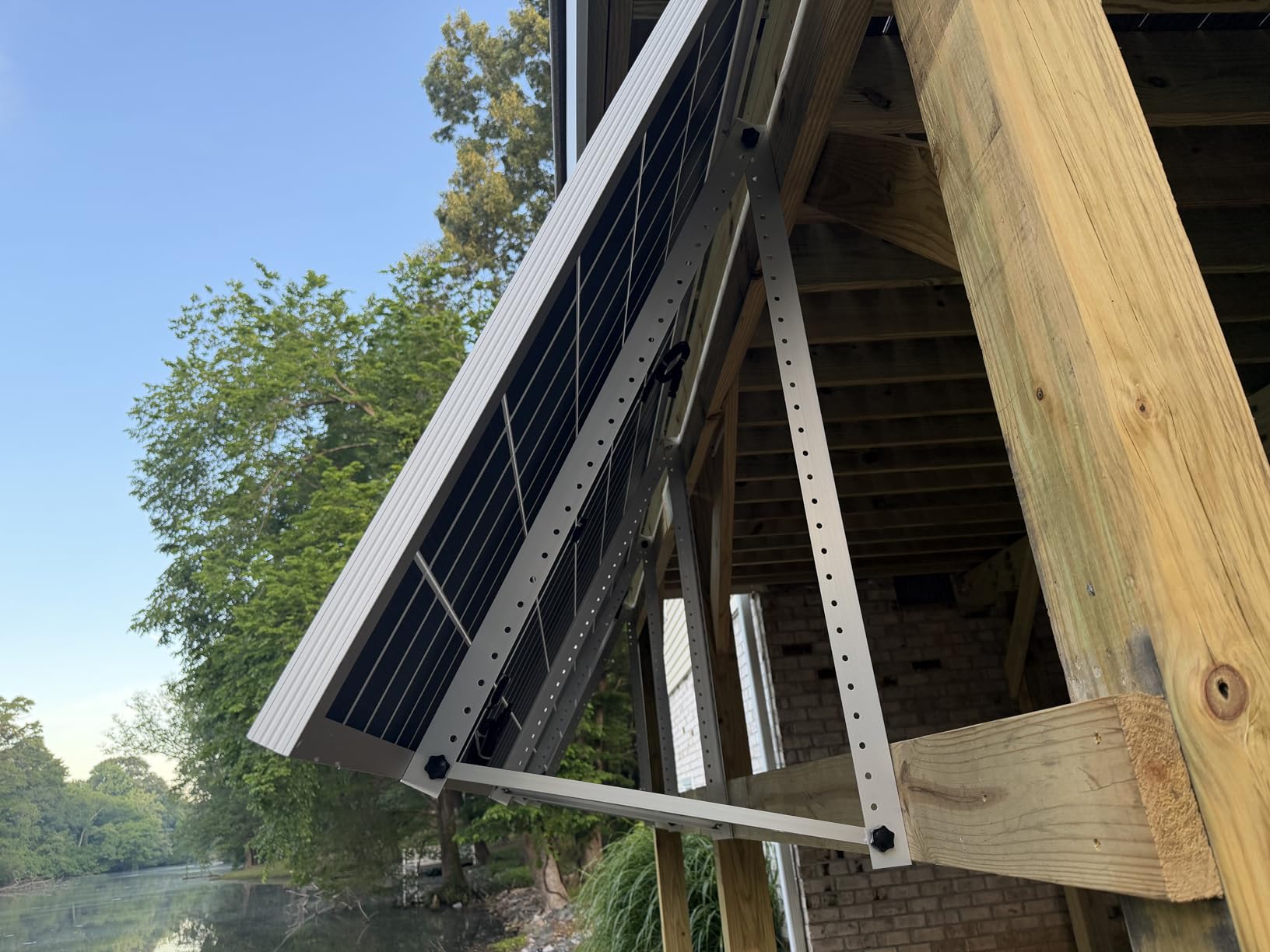 45inch Solar Panel Mounting Brackets, 4 Sets Solar Panel Mounting Kit customer photo 1