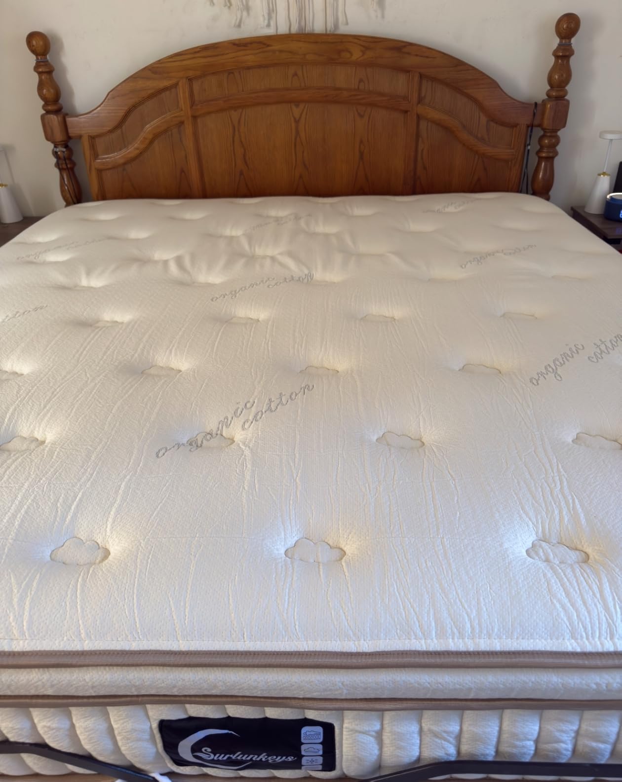 Organic Mattress Queen Size - 14 Inch Hybrid Mattress customer photo 1