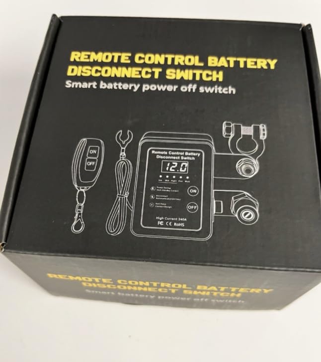 Kill Switch for Car - 12V Remote Battery Disconnect Switch Smart Voltage Car Battery Kill Switch for Vehicle, RV, ATV, Truck, Boat customer photo 2