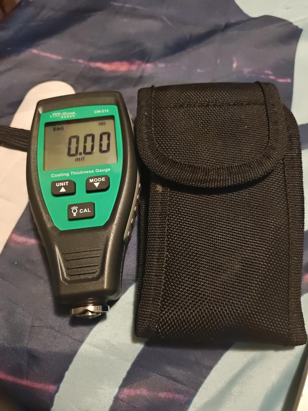 Paint Thickness Gauge - CM-224Pro Automotive Coating Thickness Meter 0-59.1 mils (0-1500 µm), 0.01 mils (0.1 µm) Resolution, Fe/NFe/Zn Auto Detection, Auto Calibration customer photo 2