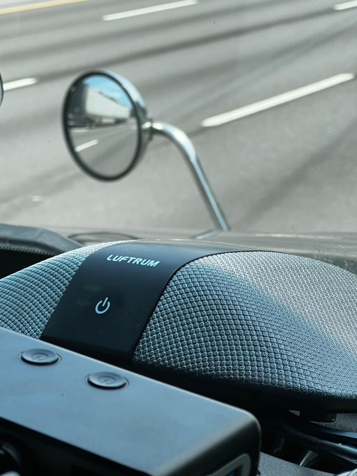 Car Portable Air Purifier with H13 True HEPA Filter for Exhaust Fumes & VOC | Smoke, Odors, and Bacteria, 99.9% Removal to 0.1 Microns - Portable H13 HEPA Air Purifier for Car Traveling Bedroom (Black) customer photo 2