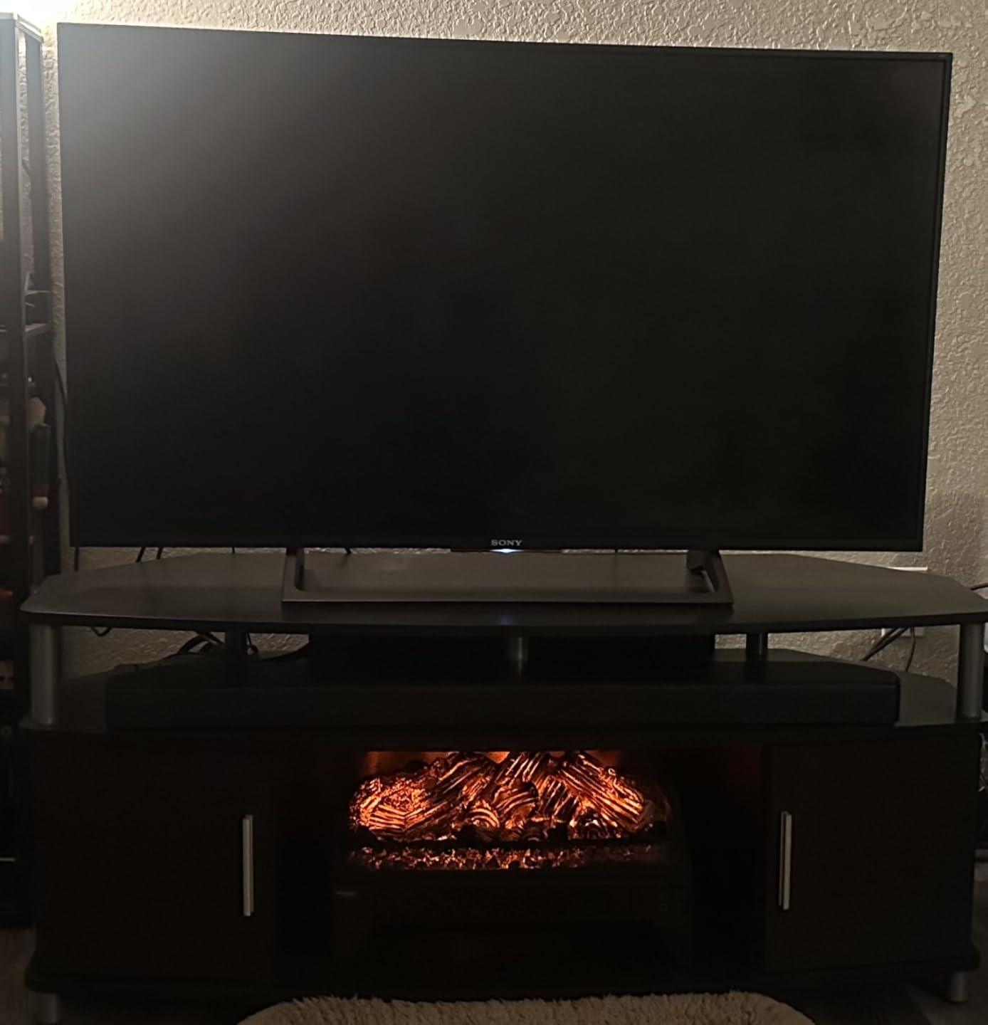 ROVSUN 18'' Electric Fireplace Insert w/Remote & WiFi Control, Faux Fireplace Logs w/Timer, Overheat Protection, Adjustable Flame and Brightness, CSA Listed for Home Living Room Bedroom, 1400W customer photo 2
